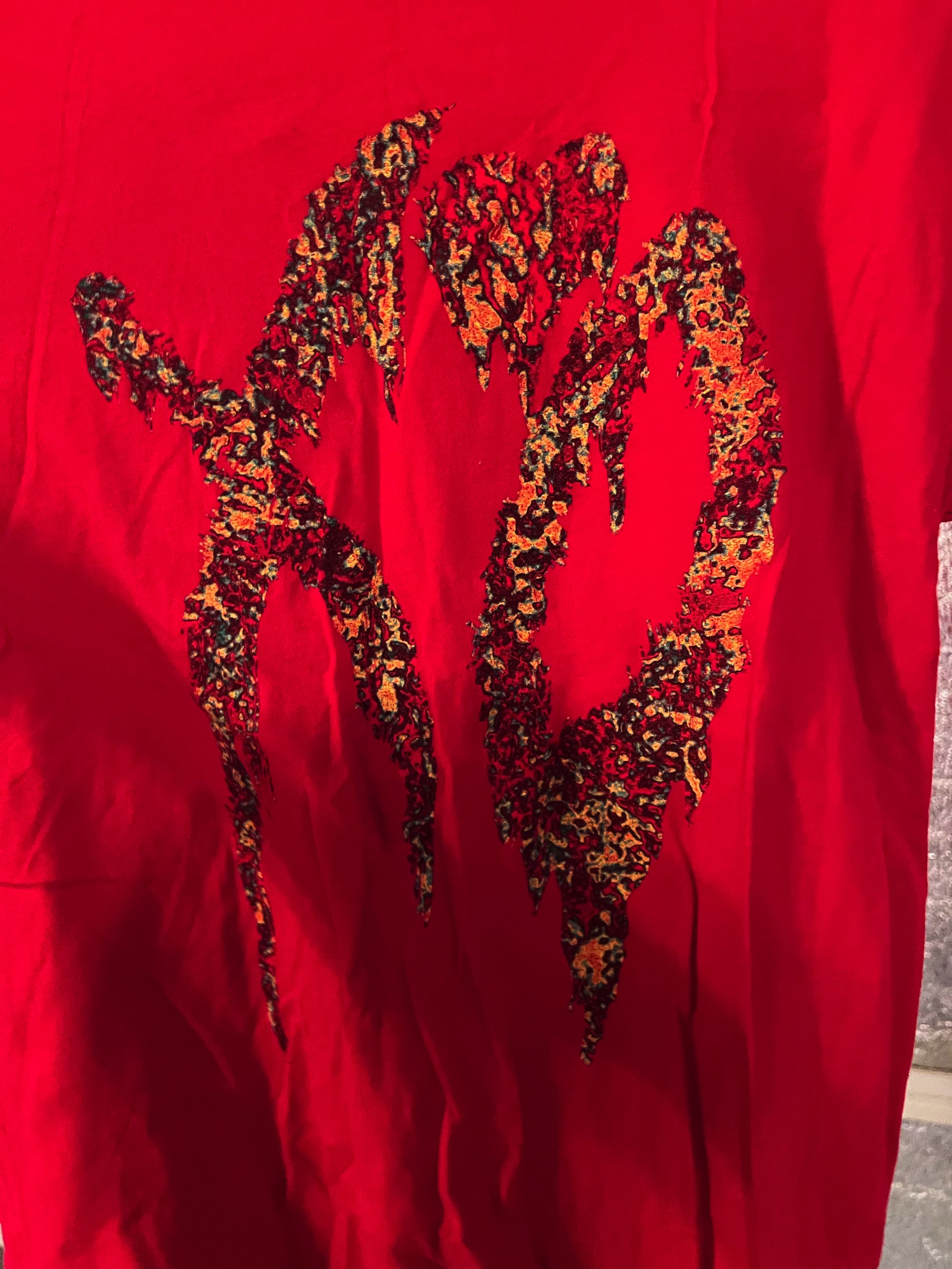 The Weeknd Coachella Red XO tee Size Medium