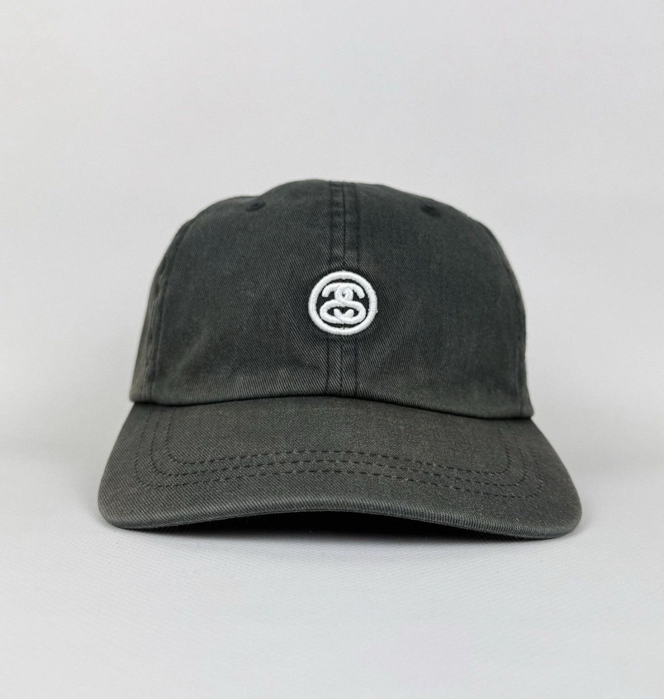 Stussy Stussy Faded Distressed Snapback Cap Hat One Size Black Size ONE SIZE - 3 Thumbnail