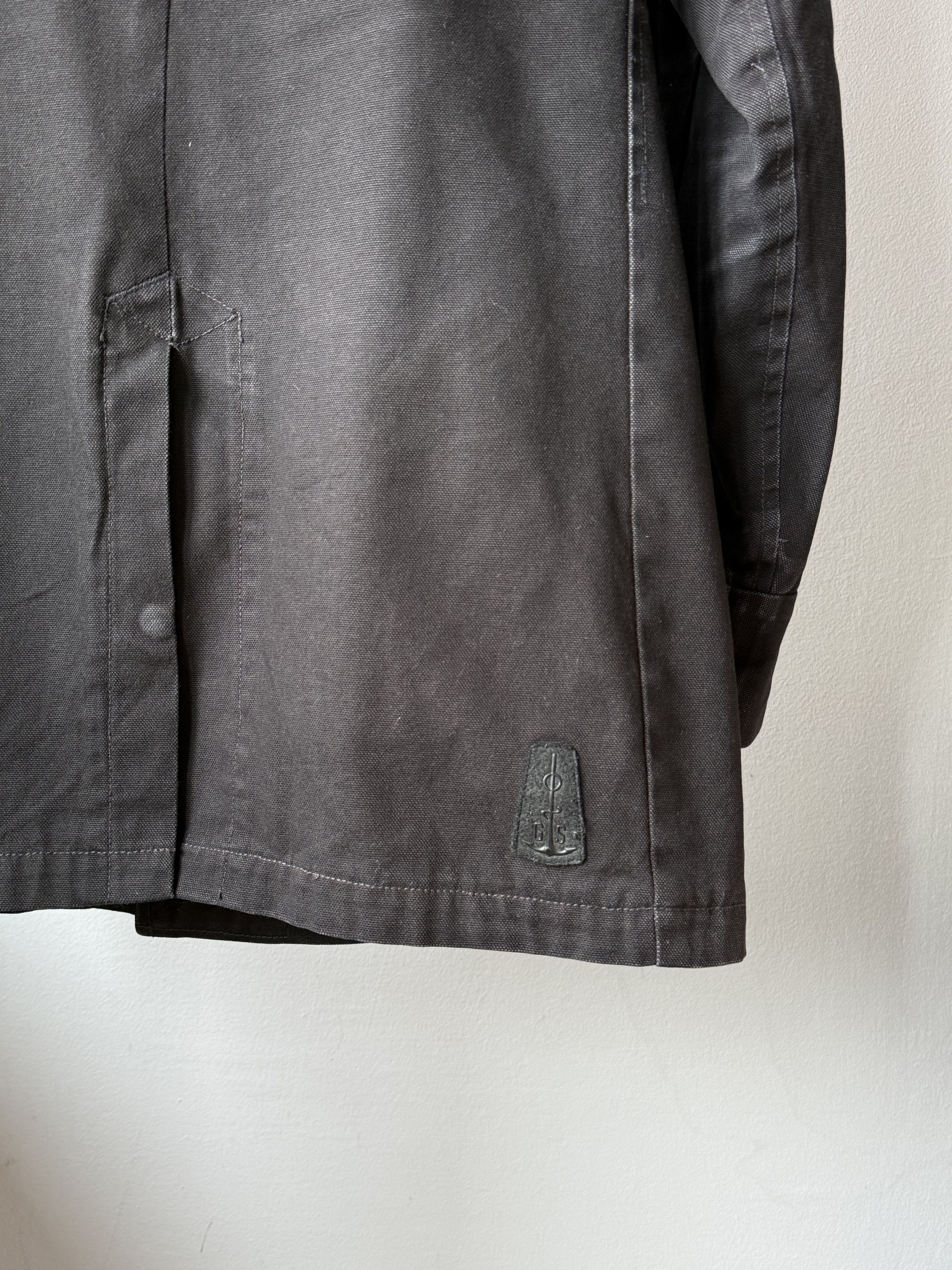 G-Star G-Star Raw Fleet Garber Black Military Denim Trench Jacket Size US L / EU 52-54 / 3 - 11 Thumbnail