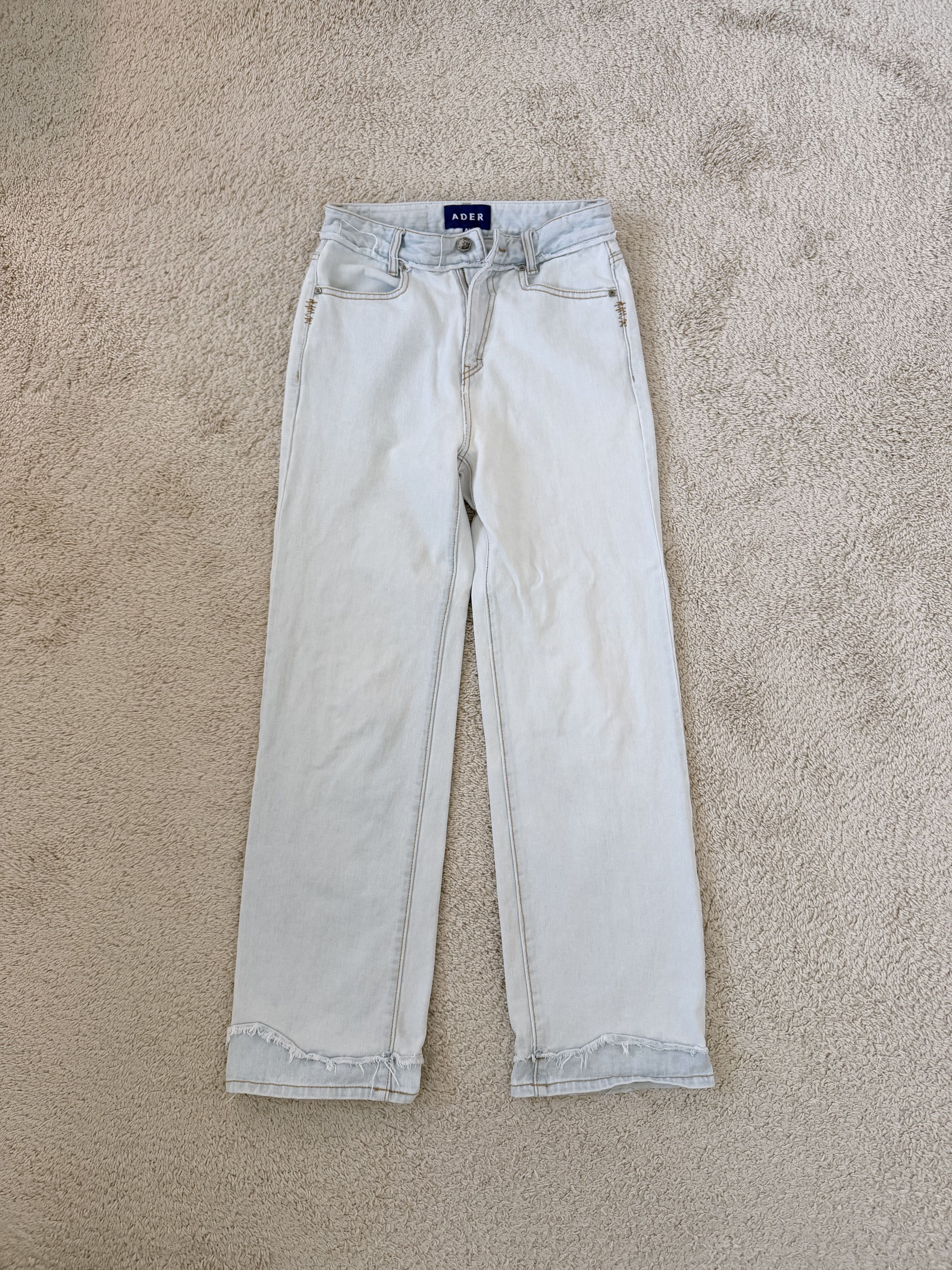 Ader Error Ader Error Light Wash Distressed Jeans Size US 28 / EU 44 - 1 Thumbnail