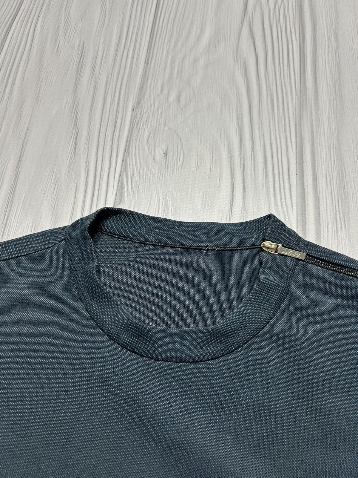 Versace Versace Classic Zip Neck T-Shirt Size US M / EU 48-50 / 2 - 6 Thumbnail