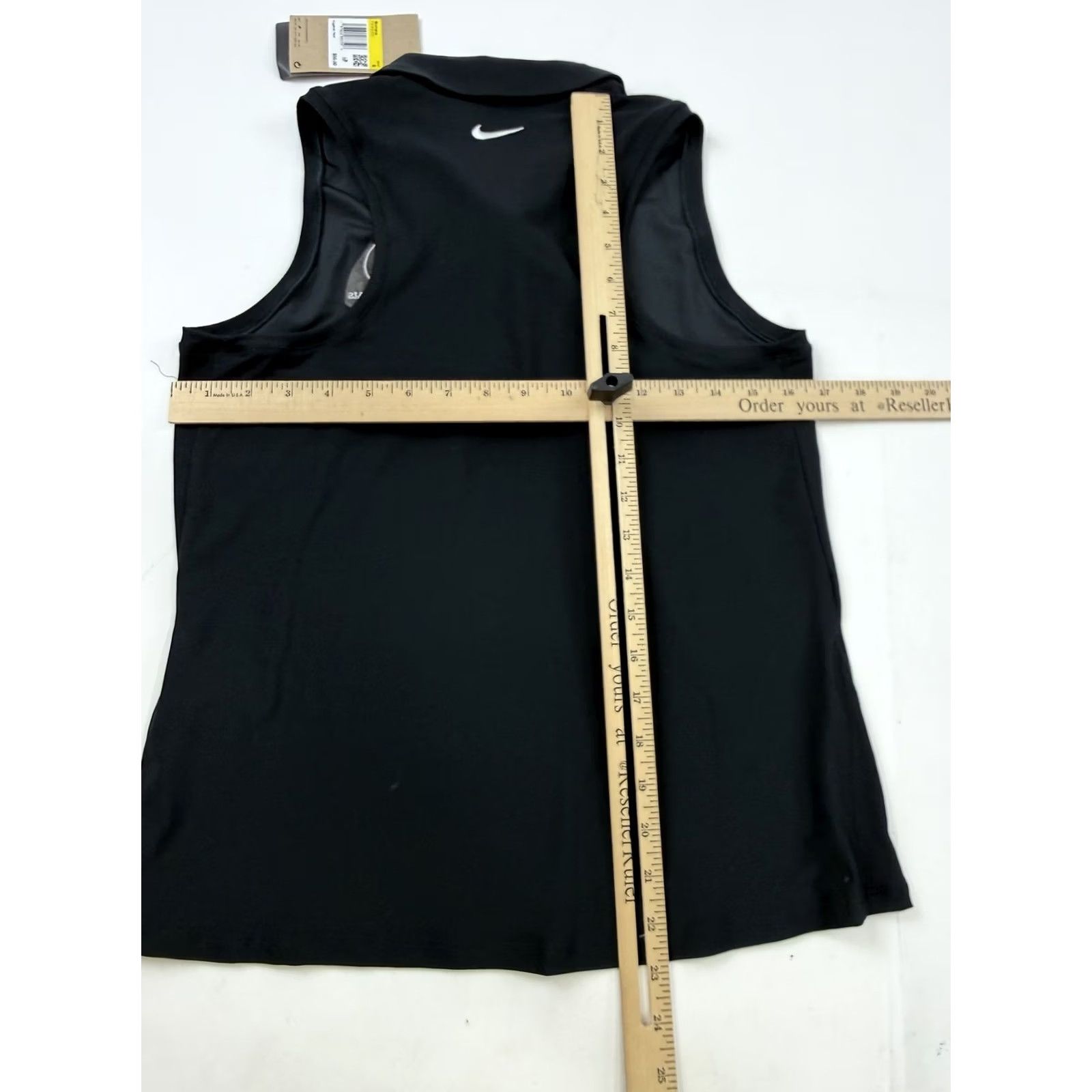 Nike Nike Polo Shirt Womens Small Black Dri-FIT Sleeveless Golf Polo Shirt Women's Size S / US 4 / IT 40 - 6 Thumbnail