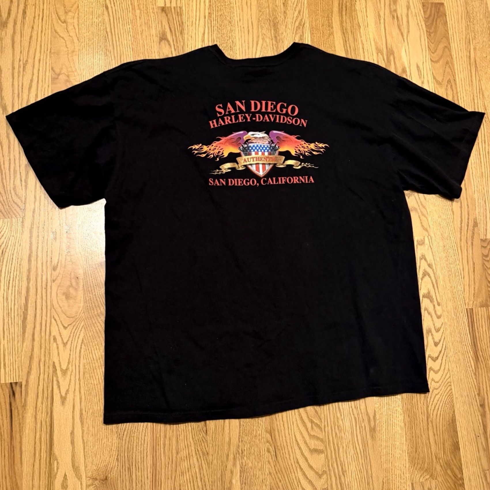 Harley Davidson VINTAGE Harley Davidson Shirt Size 3XL Eagle Motorcycle 90s Vtg Men’s T Size US XXL / EU 58 / 5 - 2 Thumbnail