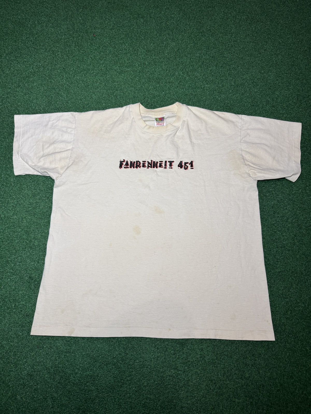 Band Tees Vintage Fahrenheit 451 NYHC XL 90s Hardcore Band T Shirt Size US XL / EU 56 / 4 - 1 Thumbnail