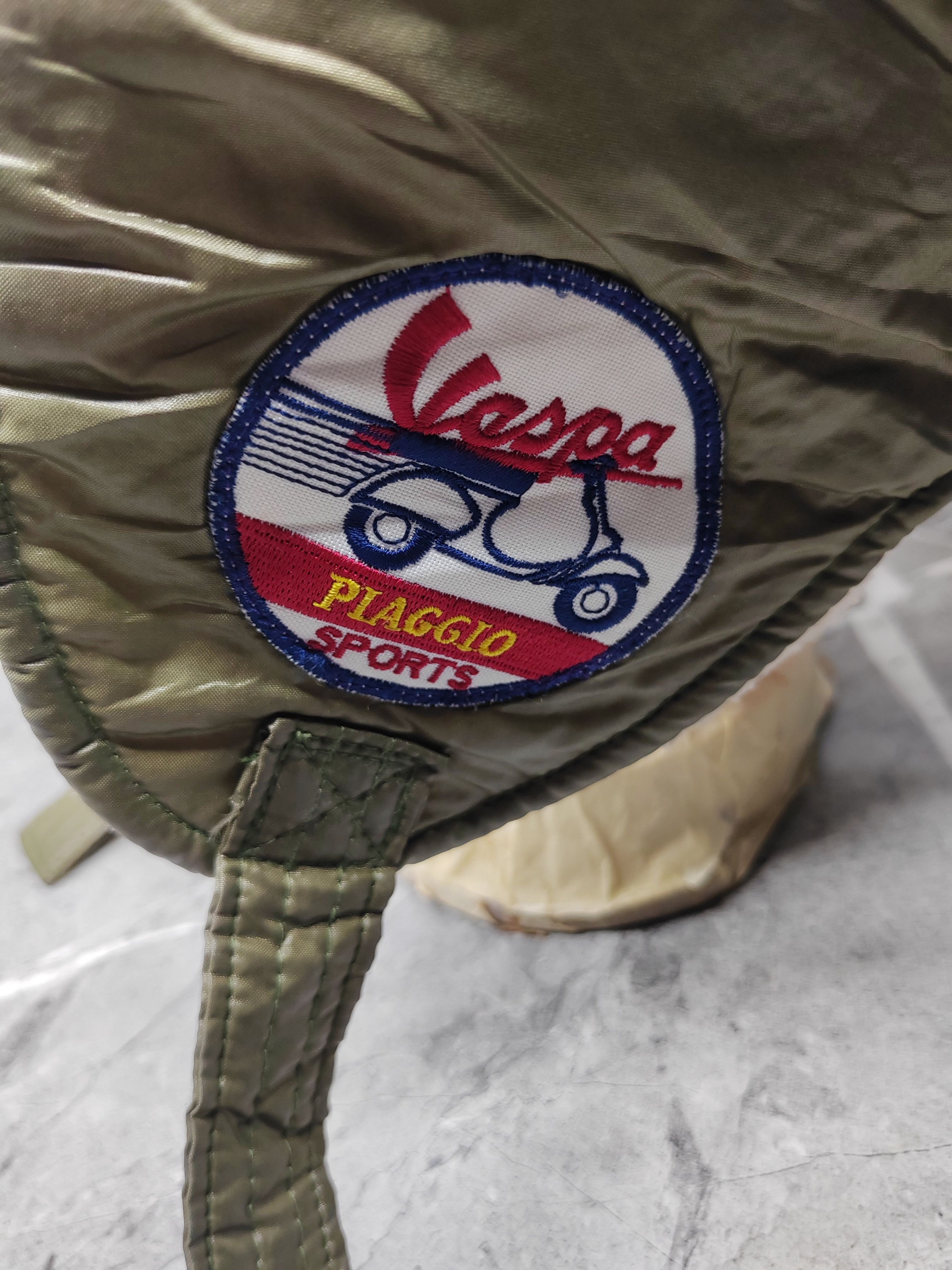 Japanese Brand Vintage Vespa Fleece Earflap Cap Hat Size ONE SIZE - 7 Thumbnail