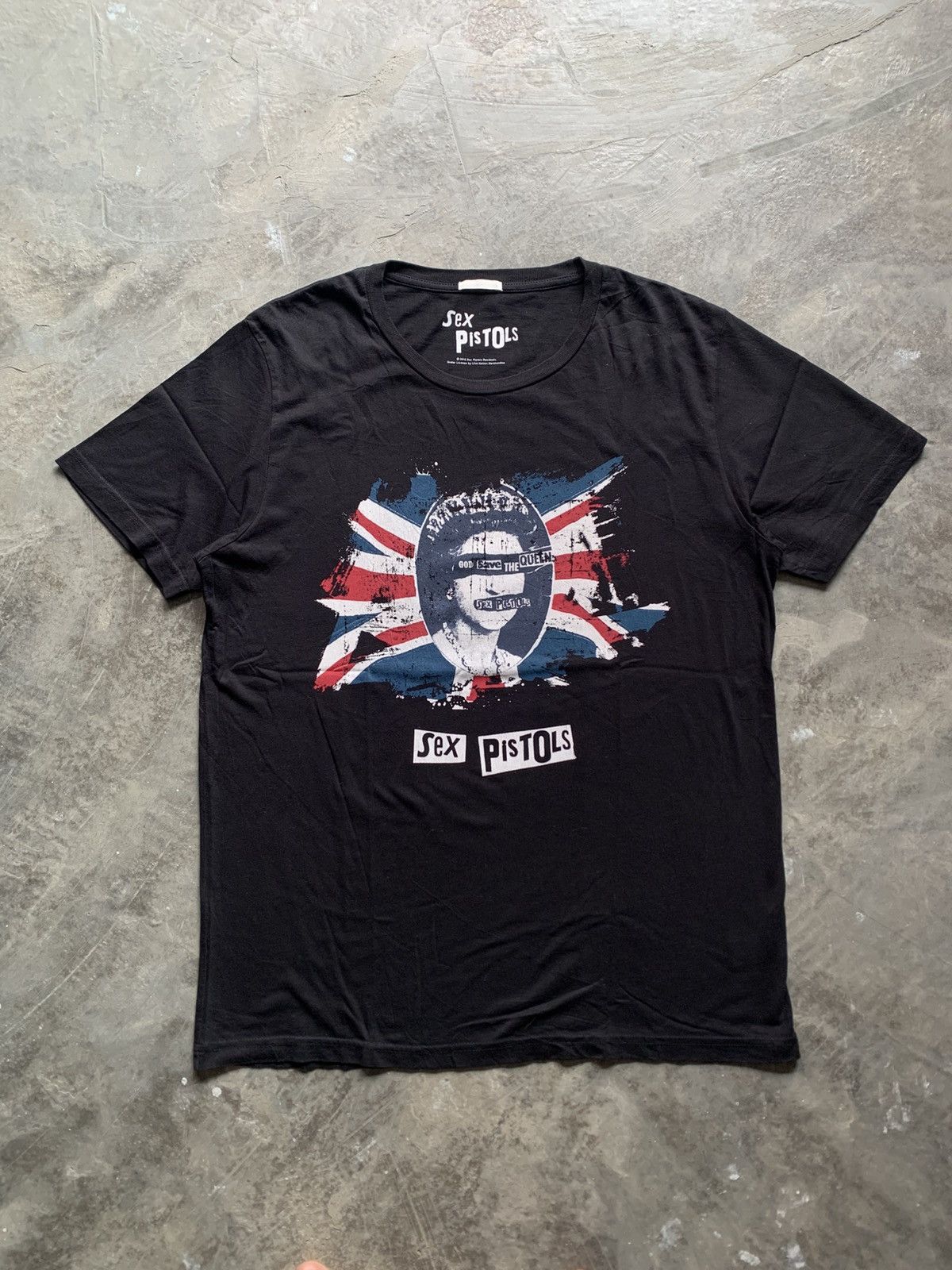 Band Tees × Vintage SEX PISTOLS UK FLAG TSHIRT Size US L / EU 52-54 / 3 - 1 Thumbnail