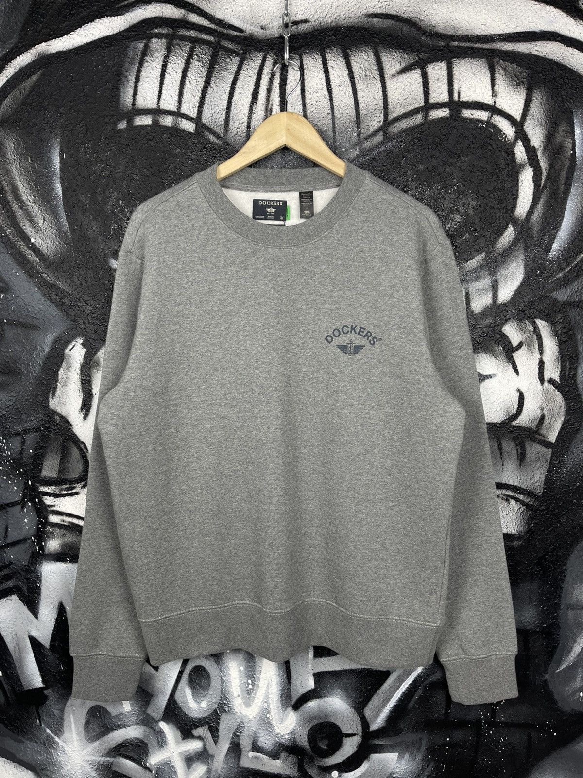 Dockers Dockers Crew Neck Grey Sweatshirt Men’s Size L Size US L / EU 52-54 / 3 - 2 Thumbnail