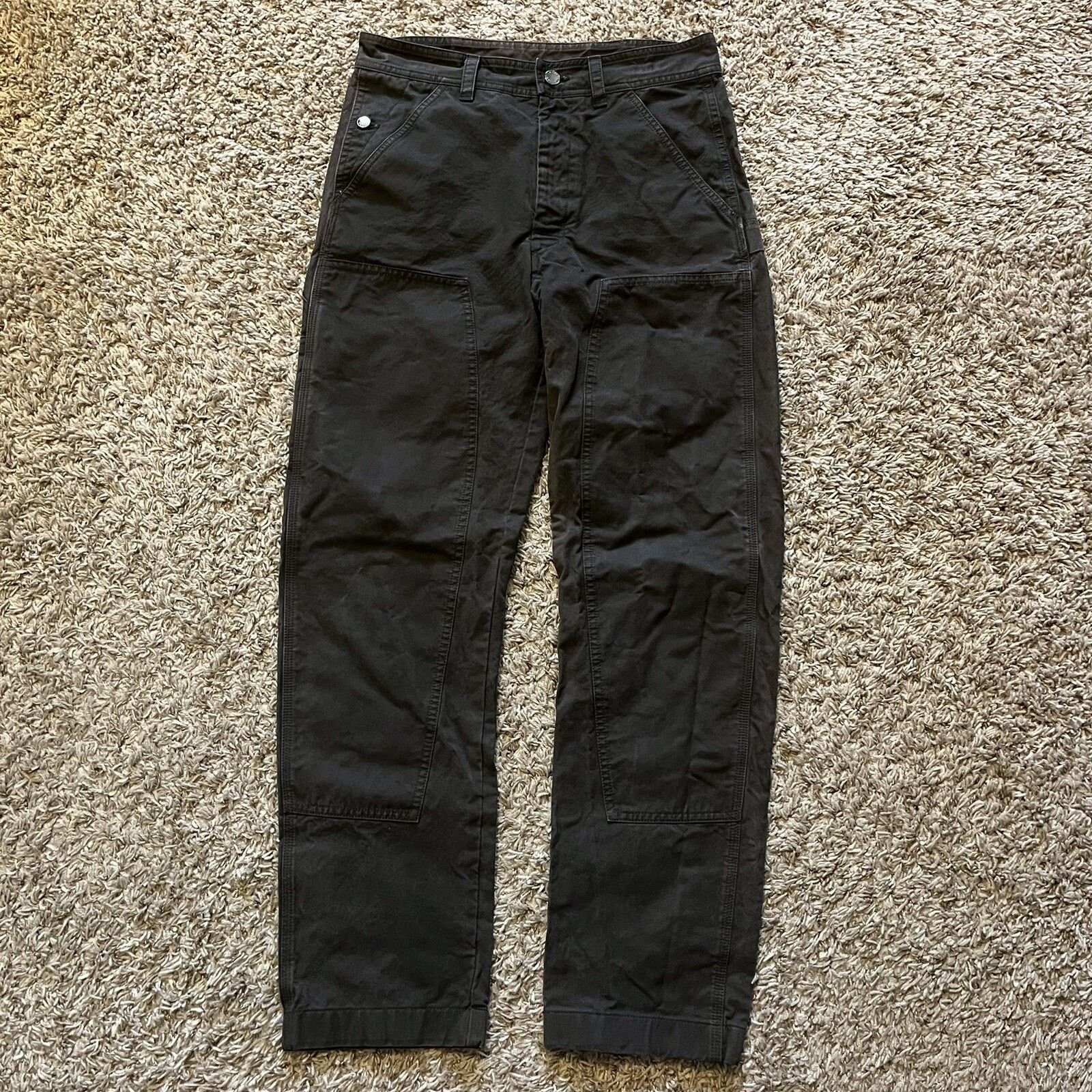 Louis Vuitton RARE Louis Vuitton Double Knee Carpenter Cargo Brown Pants Size US 30 / EU 46 - 1 Thumbnail