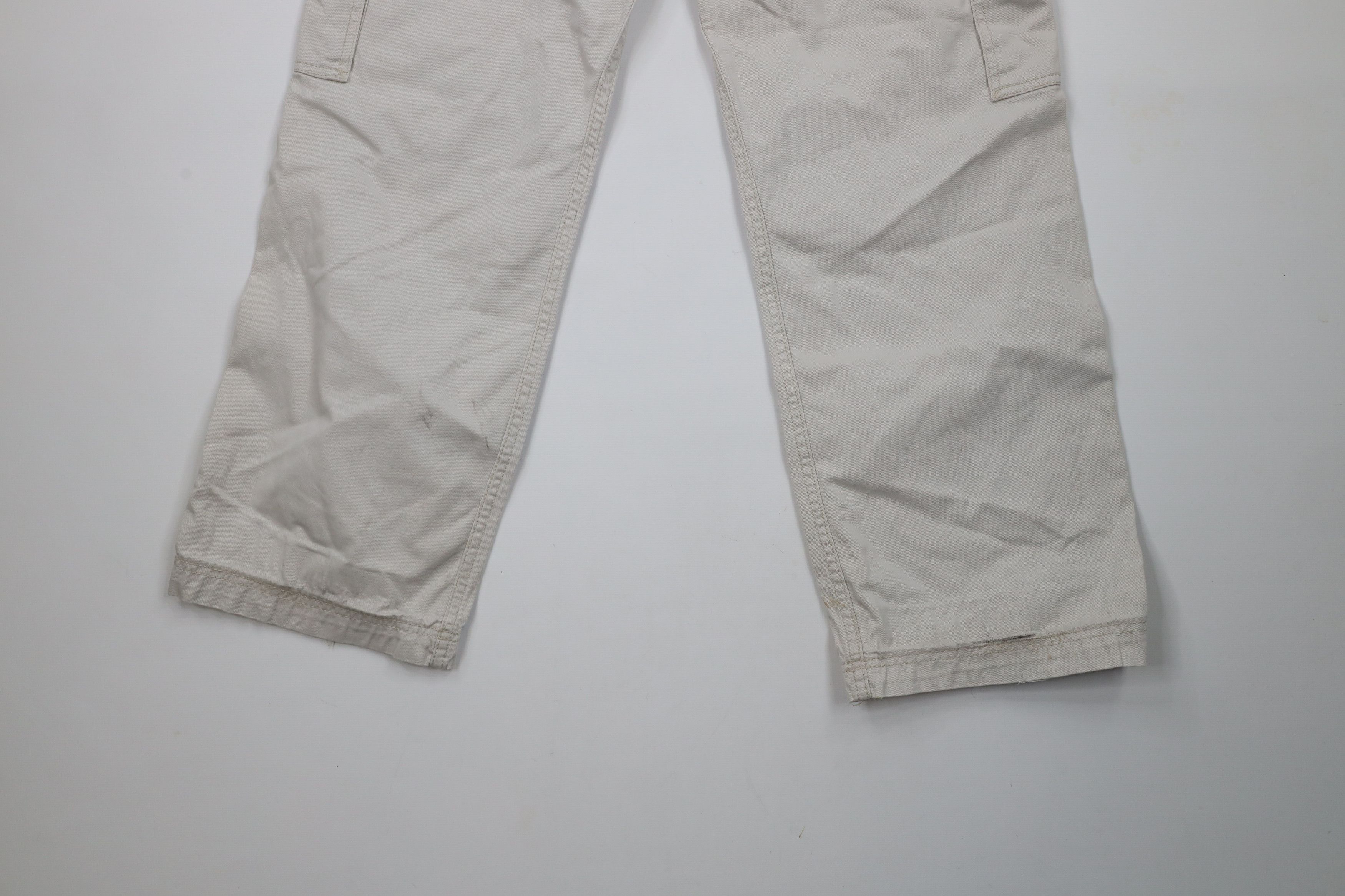 Levi's × Vintage Vintage Y2K Levis Loose Straight Wide Leg Cargo Pants Size US 30 / EU 46 - 13 Thumbnail