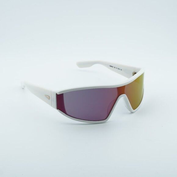Rag & Bone RNB6003/S 0VK6 TE Sunglasses White Shield Frame