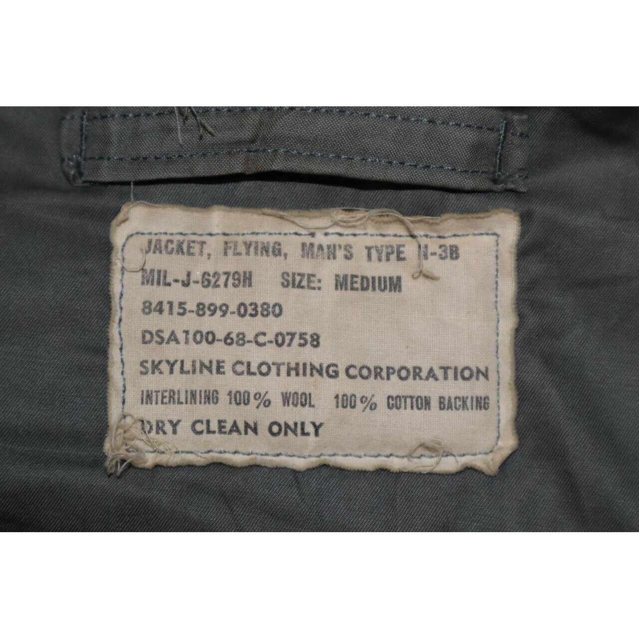 Vintage Vintage 70s Air Force Jacket Flying Green USAF 1511 Sz M Size US M / EU 48-50 / 2 - 5 Thumbnail