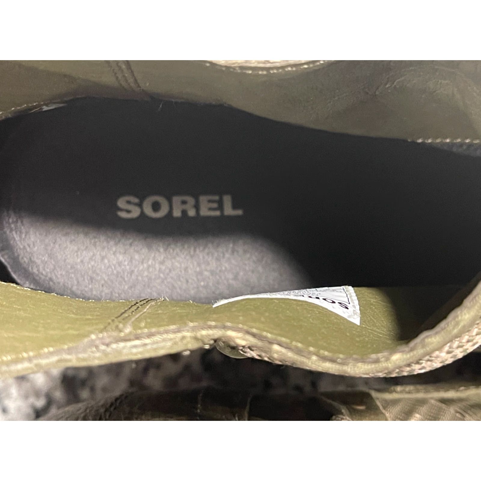 SOREL Sorel Boots Green Hidden Wedge NL2628-383, Size 8.5, Leather, Bootie, Women, US 8.5, UK 6.5 Size US 6.5 / IT 36.5 - 5 Thumbnail