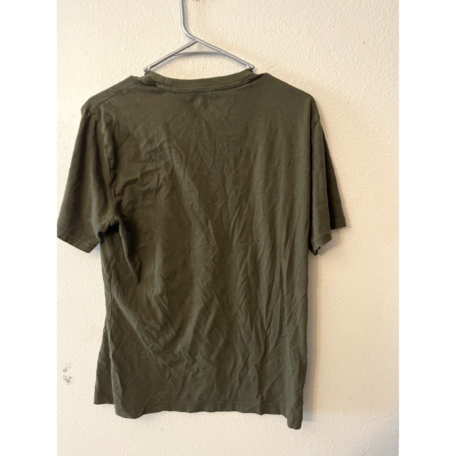 Banana Republic Banana Republic T-Shirt Mens M Green Solid Crew Neck Short Sleeve Size US M / EU 48-50 / 2 - 2 Thumbnail