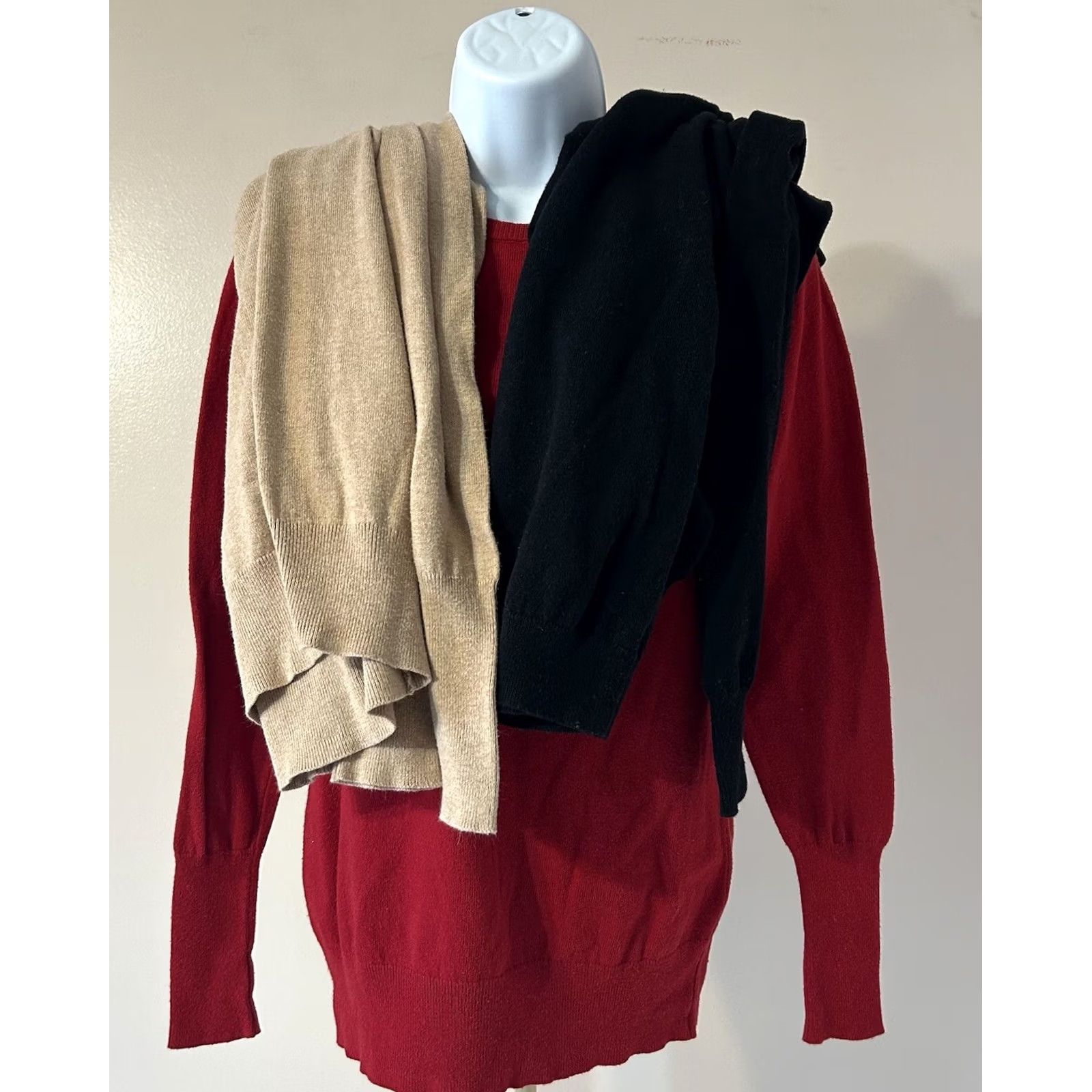 Worthington Worthington Sweaters Shirt Women Medium Multicolor Pullover Crew & V-neck Kn 3pc RN#93677 Holiday Casual/Party/Workwear Size M / US 6-8 / IT 42-44 - 5 Thumbnail