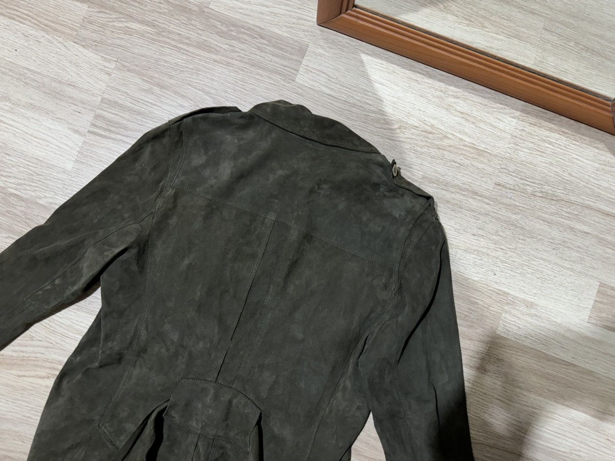 Designer × Leather Sylvie Schimmel suede leather jacket 44 Size M / US 6-8 / IT 42-44 - 15 Thumbnail