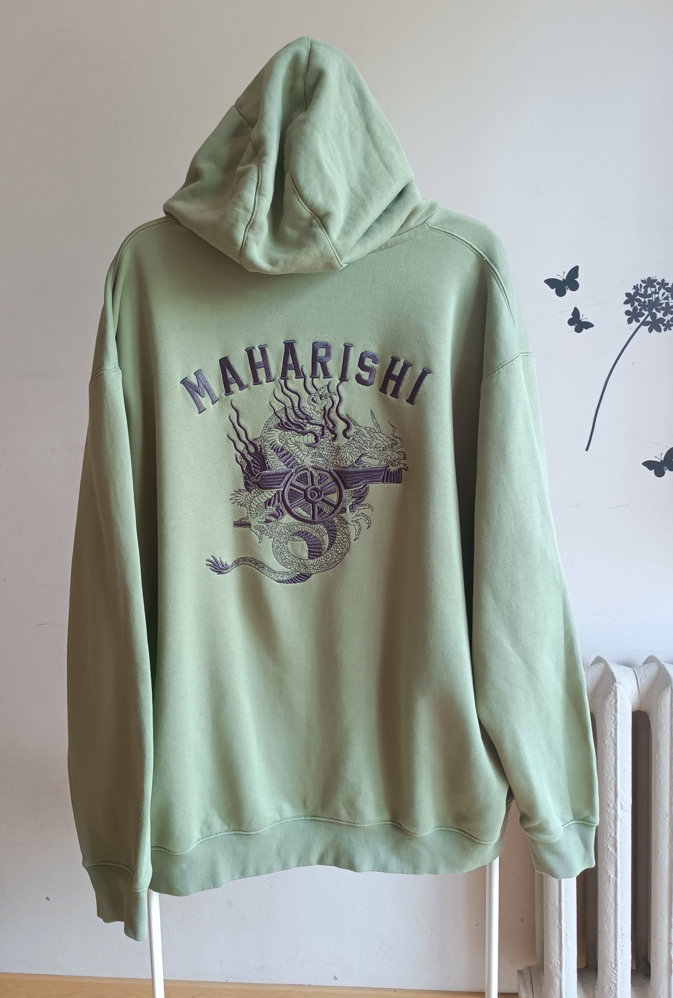 image of Arsenal X Maharishi Adidas Hoodie in Khaki, Men's (Size 2XL)