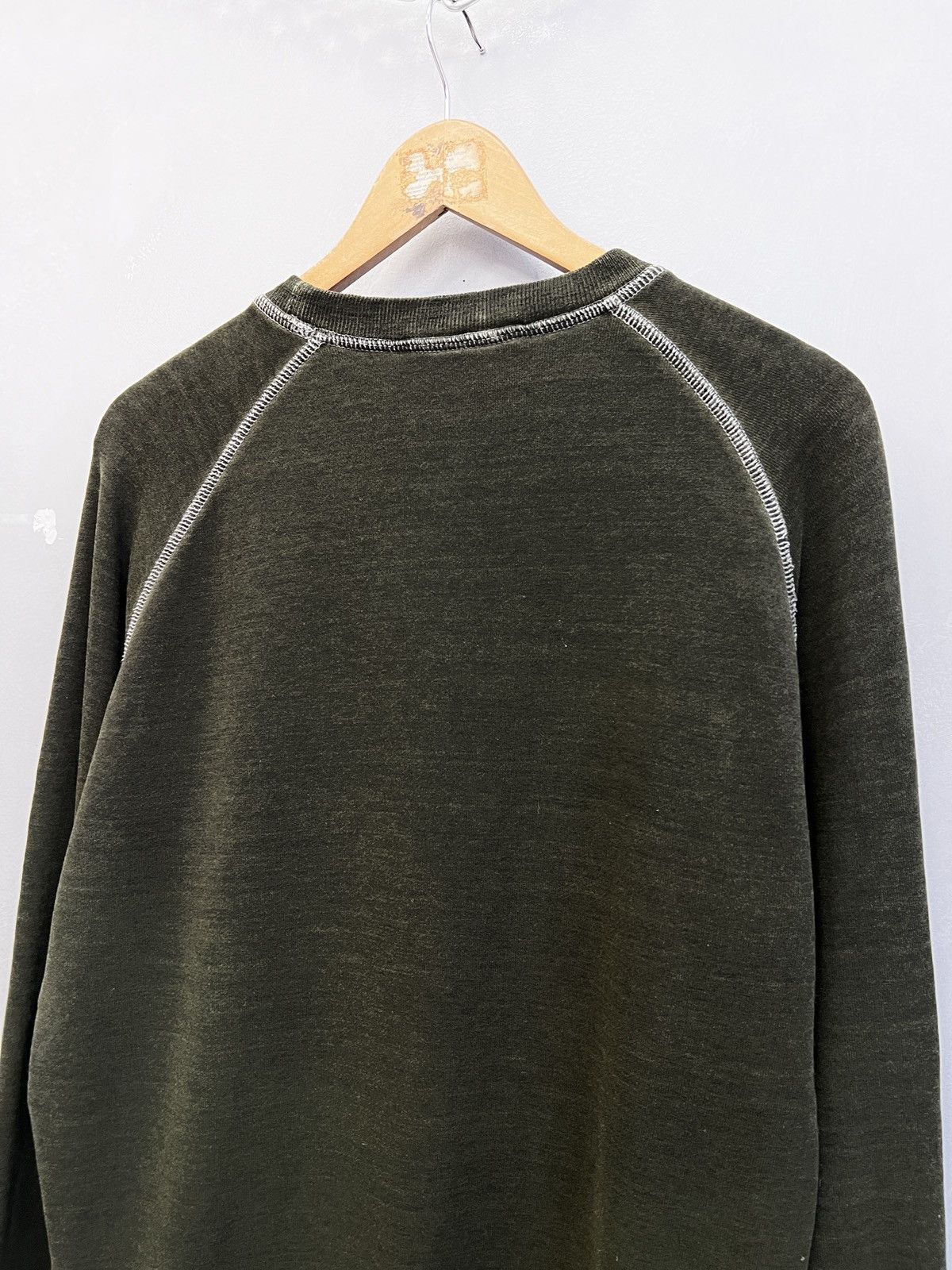 Dsquared2 Dsquared2 khaki washed sweatshirt 2000’s style big logo Size US L / EU 52-54 / 3 - 9 Thumbnail