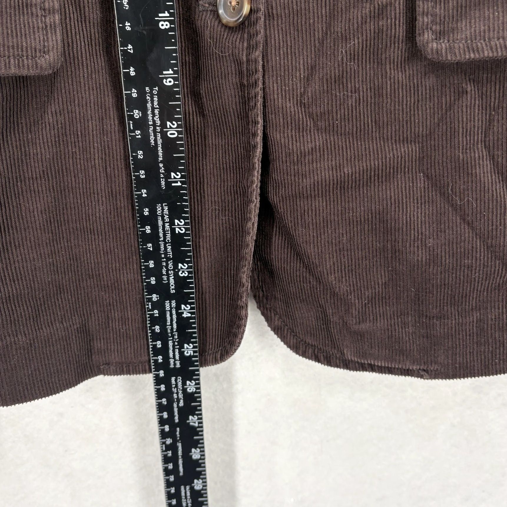 J.Crew VINTAGE J.CREW Blazer Womens 8 Corduroy Button Front Brown Short Jacket Casual Business Size M / US 6-8 / IT 42-44 - 6 Thumbnail