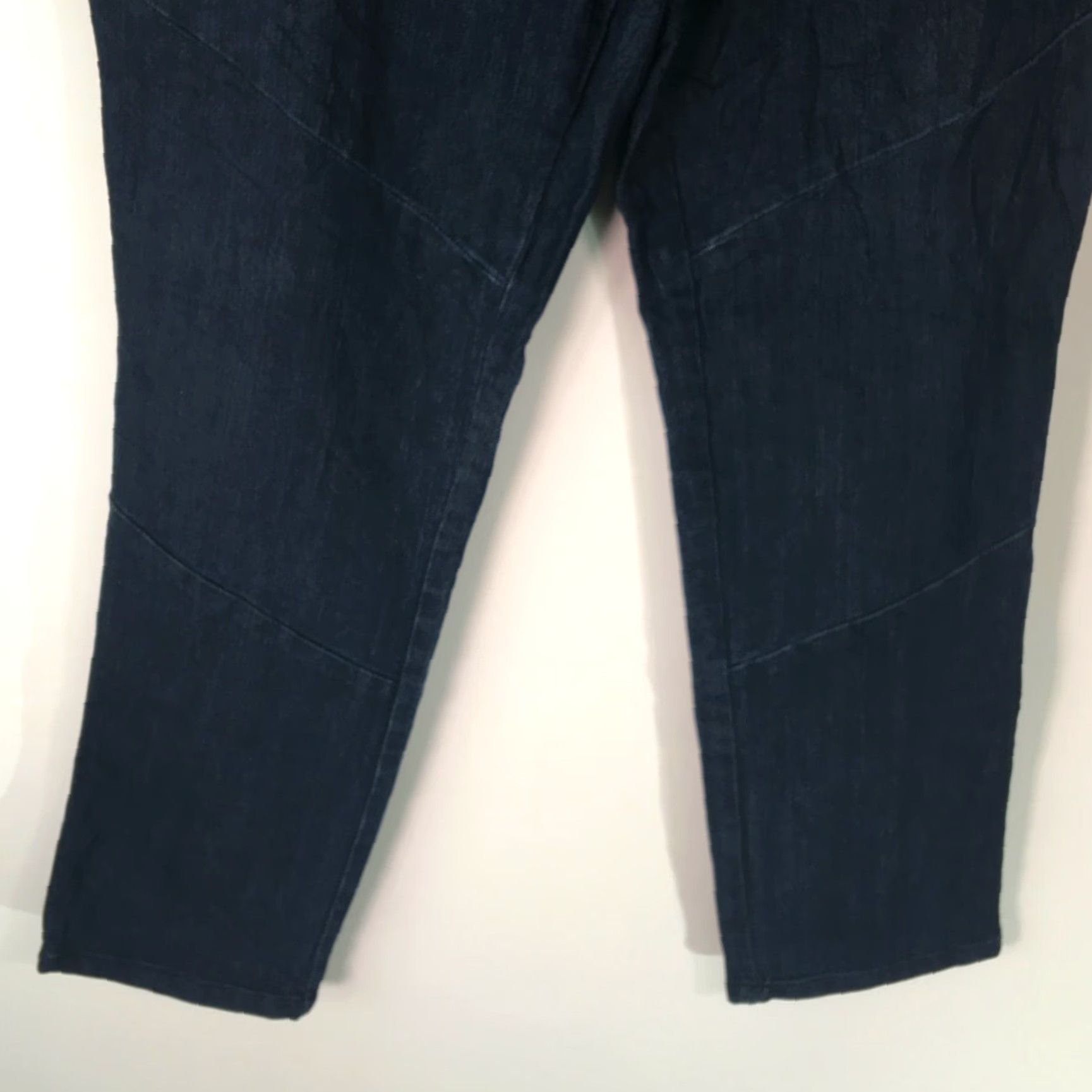 Vintage Ashley Stewart Jeans Womens 14W Blue Denim Studded Pockets Low Rise Casual 5-Pocket Modern Size 36" / US 14 / IT 50 - 4 Thumbnail