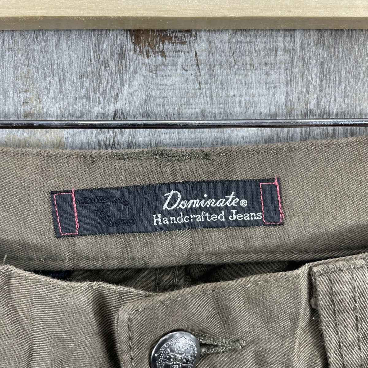 Japanese Brand × Vintage Vintage Dominate Handcrafted Jeans Faded Cargo Pants Size US 31 - 9 Thumbnail