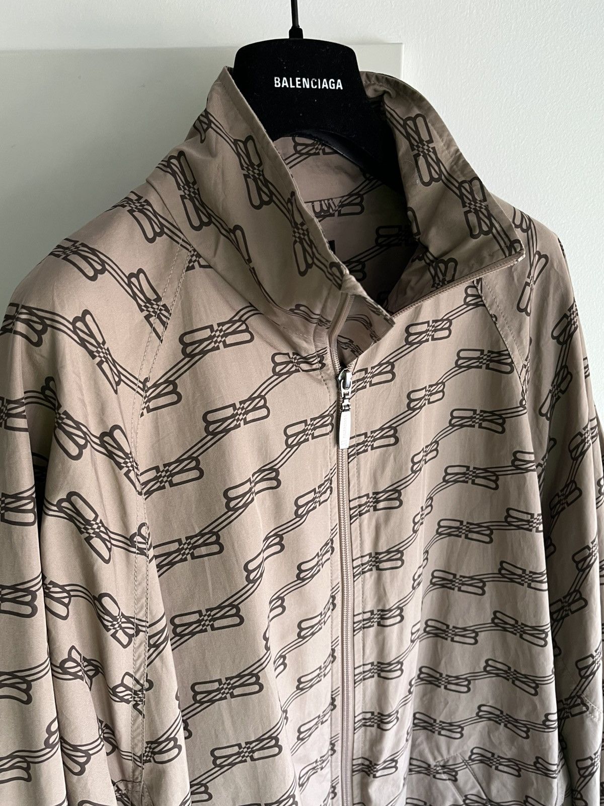 Balenciaga Super Runway Rare Brand New Balenciaga BB Monogram Jacket Size US XXL / EU 58 / 5 - 18 Thumbnail