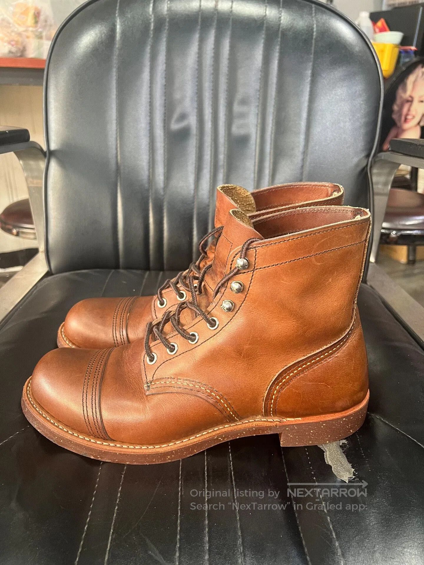 Red Wing Red Wing 8111 Work Boots. Size US 7.5 / EU 40-41 - 2 Thumbnail