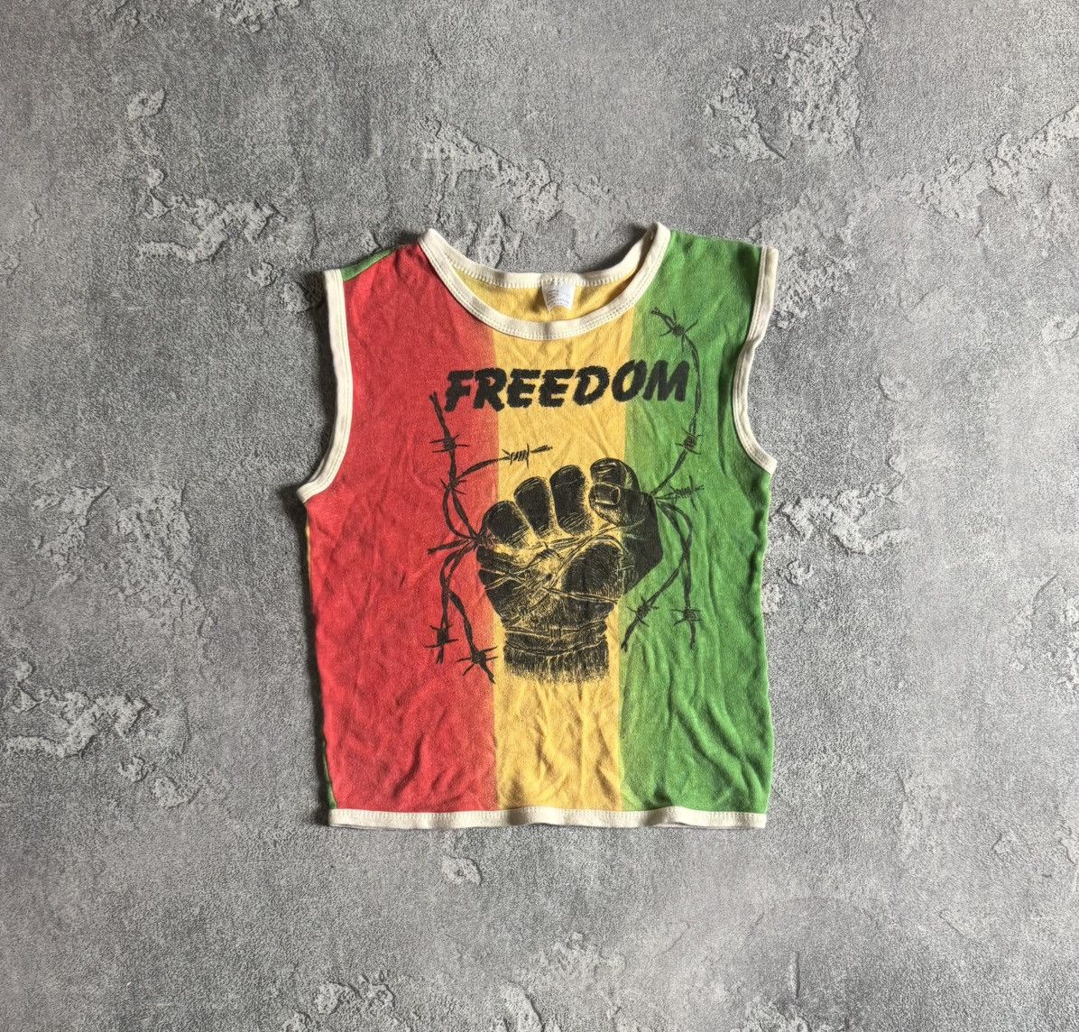 Band Tees × Vintage Freedom M/size tank top shirt sleeveless made in England Size M / US 6-8 / IT 42-44 - 4 Thumbnail