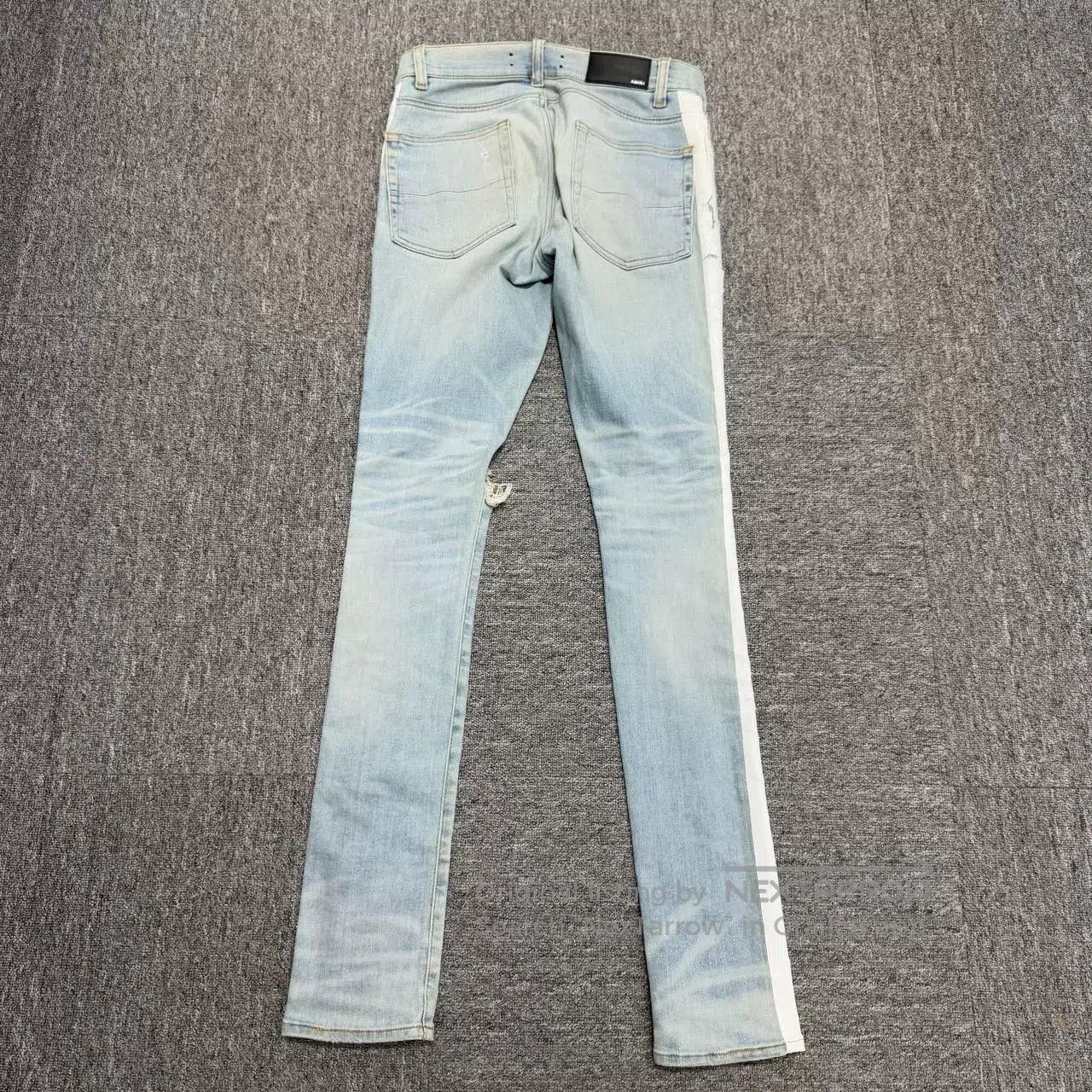 Amiri Amiri Distressed Ripped Side Stripe Jeans. Size US 30 / EU 46 - 5 Thumbnail