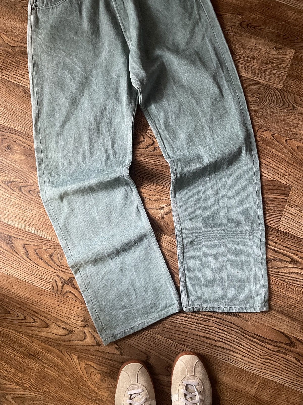 Levi's Vintage Levis 501 Green Button Fly Denim Jean Size US 38 / EU 54 - 8 Thumbnail