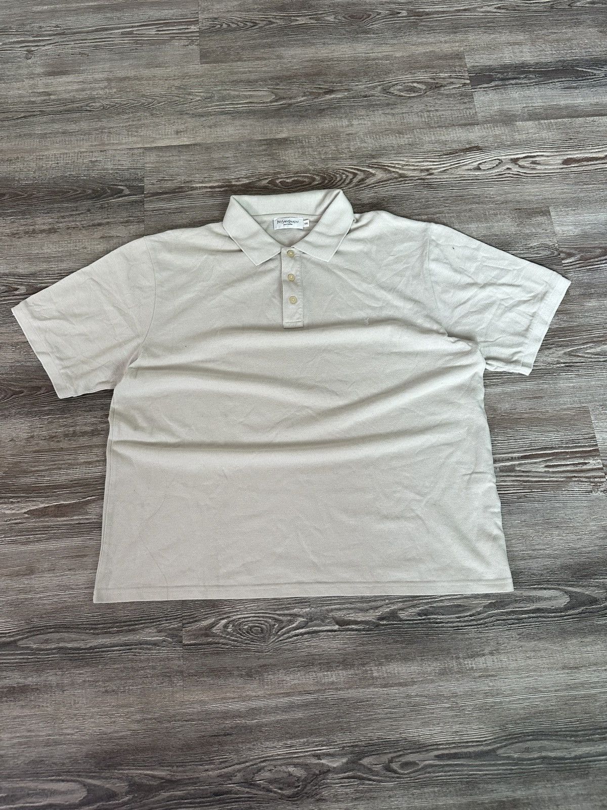 Designer × Vintage × Yves Saint Laurent Vintage Yves Saint Lauren polo TShirt size XXL Size US XXL / EU 58 / 5 - 1 Thumbnail
