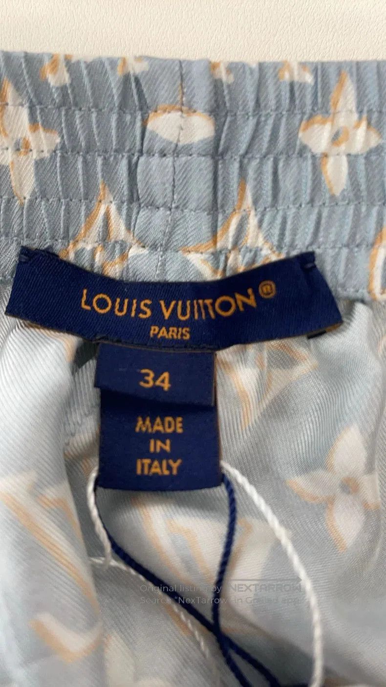 Louis Vuitton LV Striped Elastic Straight Casual Shorts. Size US 34 / EU 50 - 3 Thumbnail