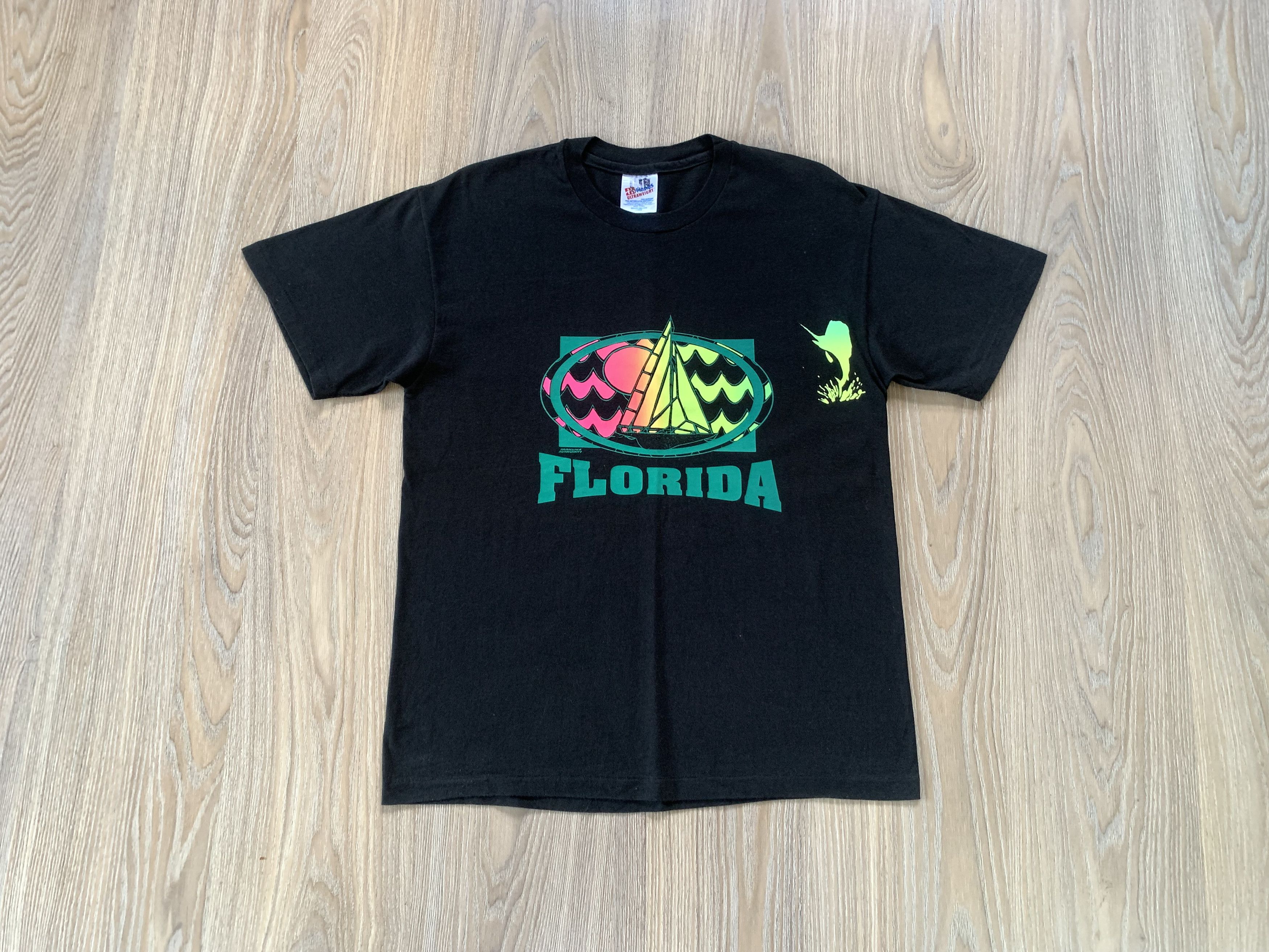 Hanes Rare Hanes Florida Transfer Authority 90s Printed T-Shirt Size US L / EU 52-54 / 3 - 1 Thumbnail