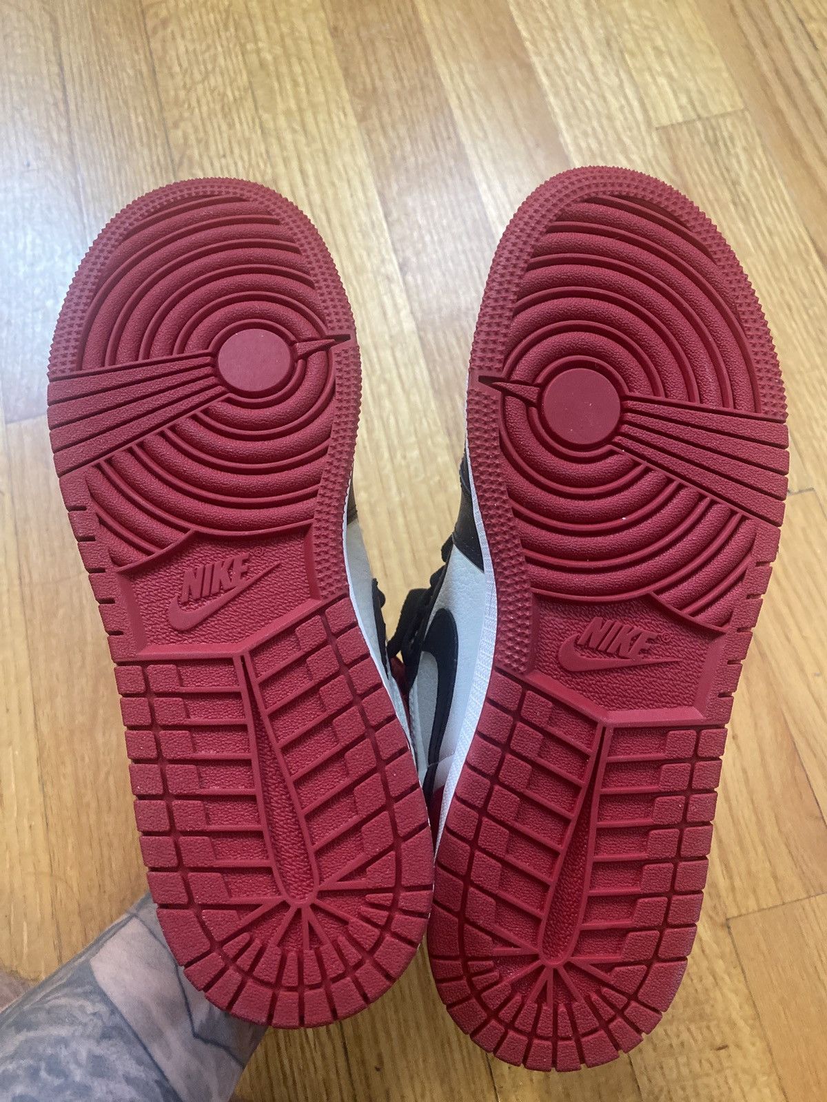 Jordan Brand × Nike Air Jordan 1 Bred Toe Size US 5.5 / EU 38 - 5 Thumbnail