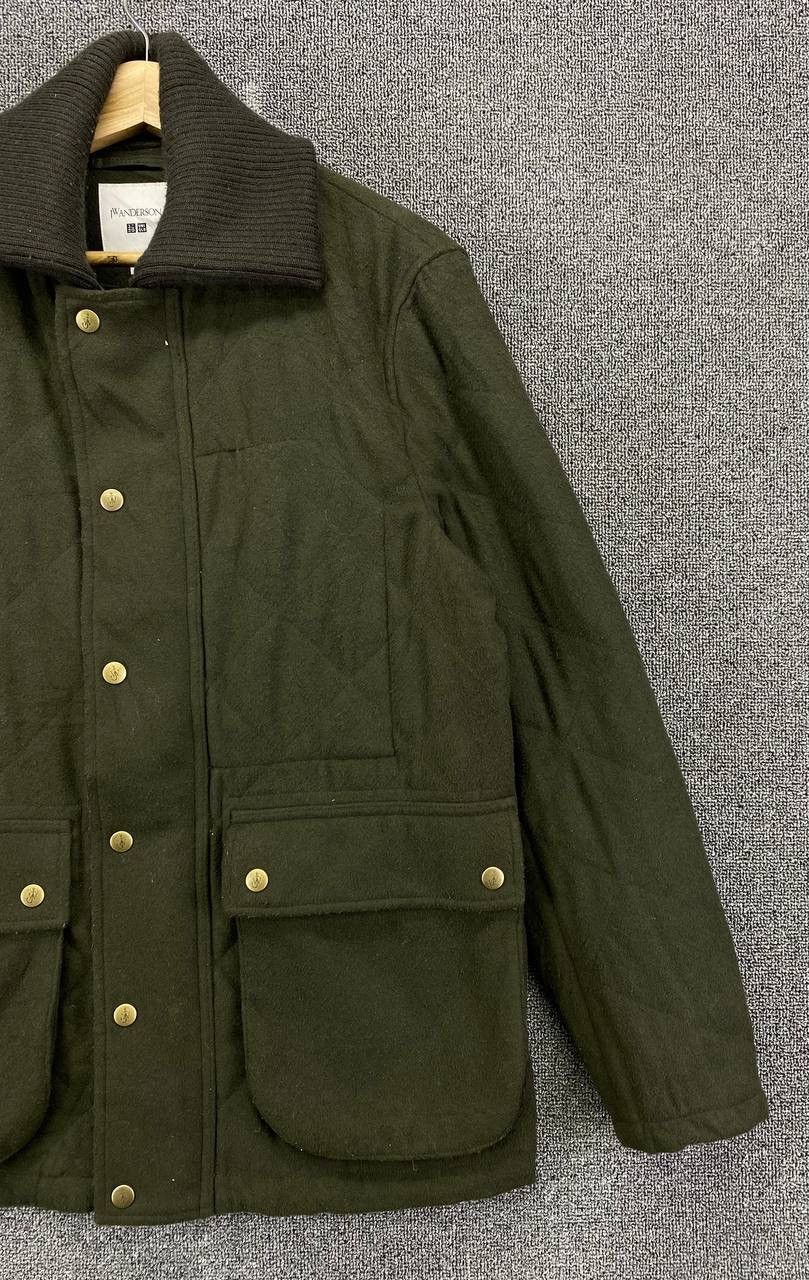 JW Anderson × Uniqlo J.W.Anderson x Uniqlo Green Army Quilted Wool Jacket Size US M / EU 48-50 / 2 - 4 Thumbnail