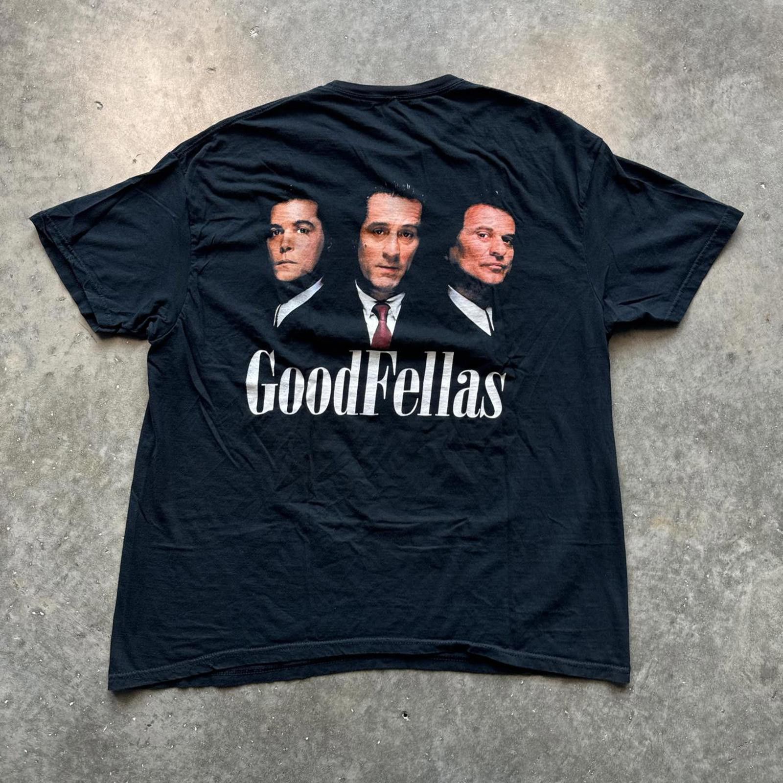 Other Goodfellas Gangster Promotional Y2k Faded T-Shirt Size US XXL / EU 58 / 5 - 2 Thumbnail