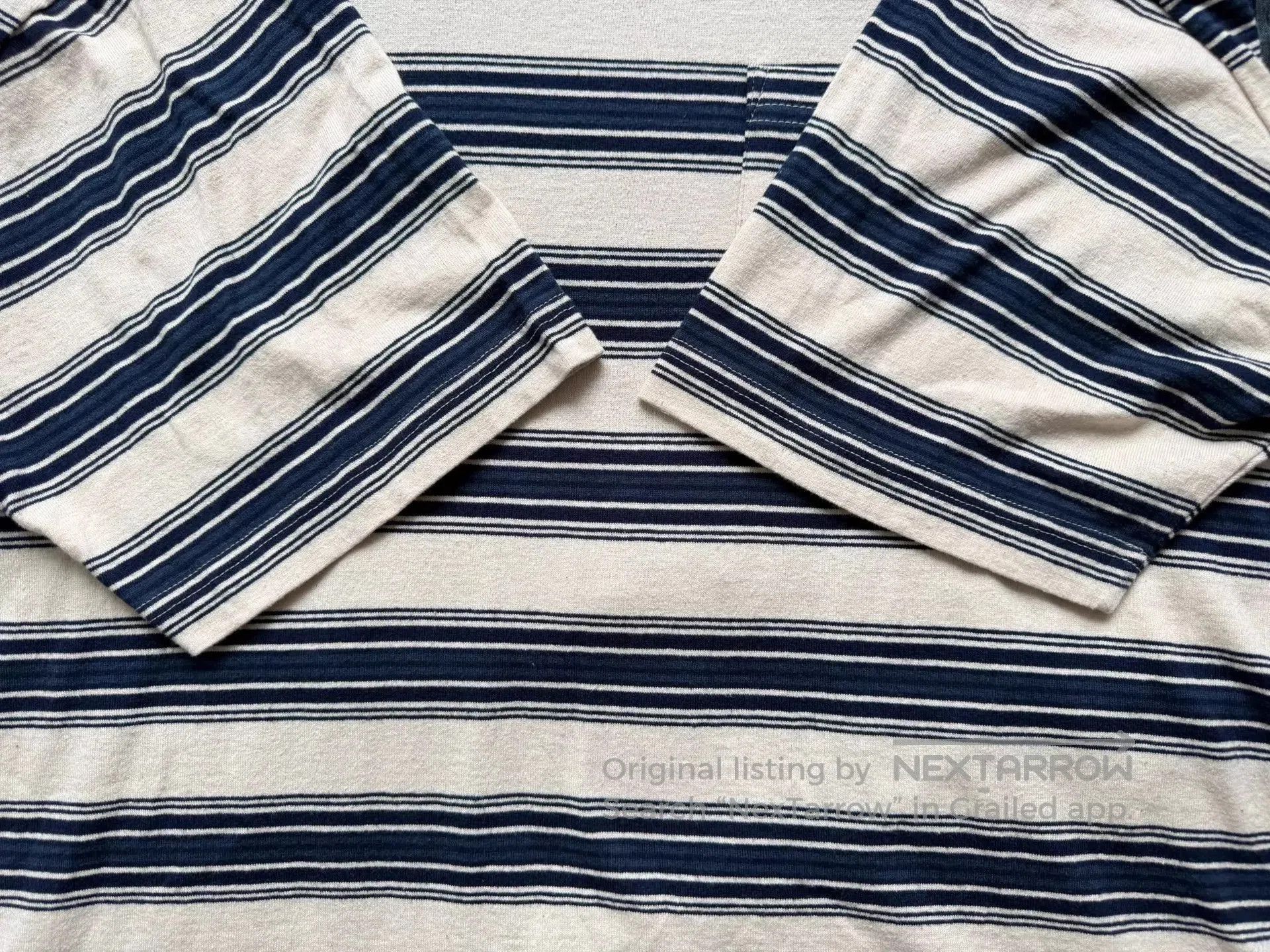Visvim Striped Short Sleeve Pocket T. Size US XL / EU 56 / 4 - 7 Thumbnail