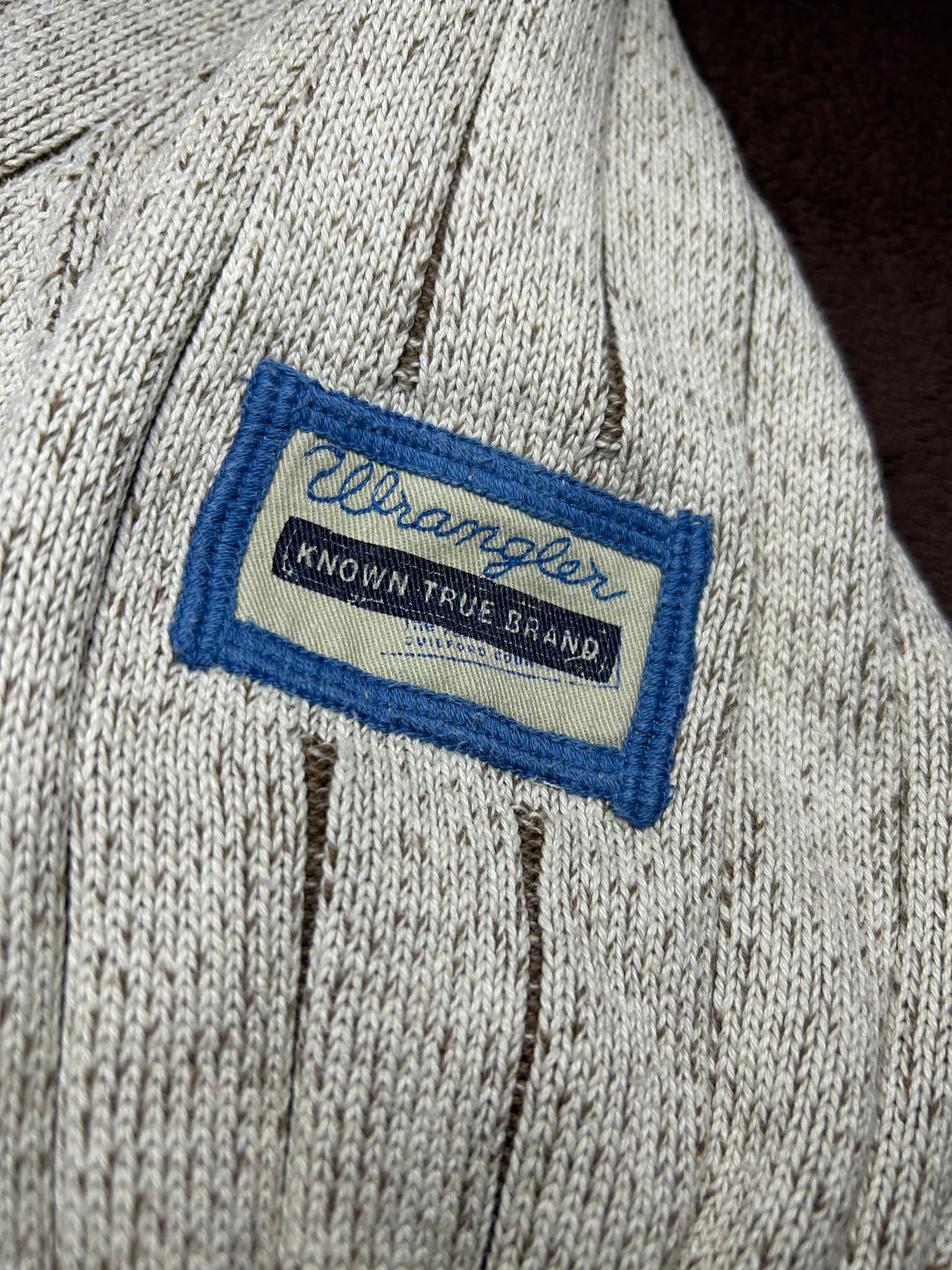 Wrangler Vintage |Boxy| Ribbed Sweater|Avant garde|Wrangler| L Size US L / EU 52-54 / 3 - 4 Thumbnail