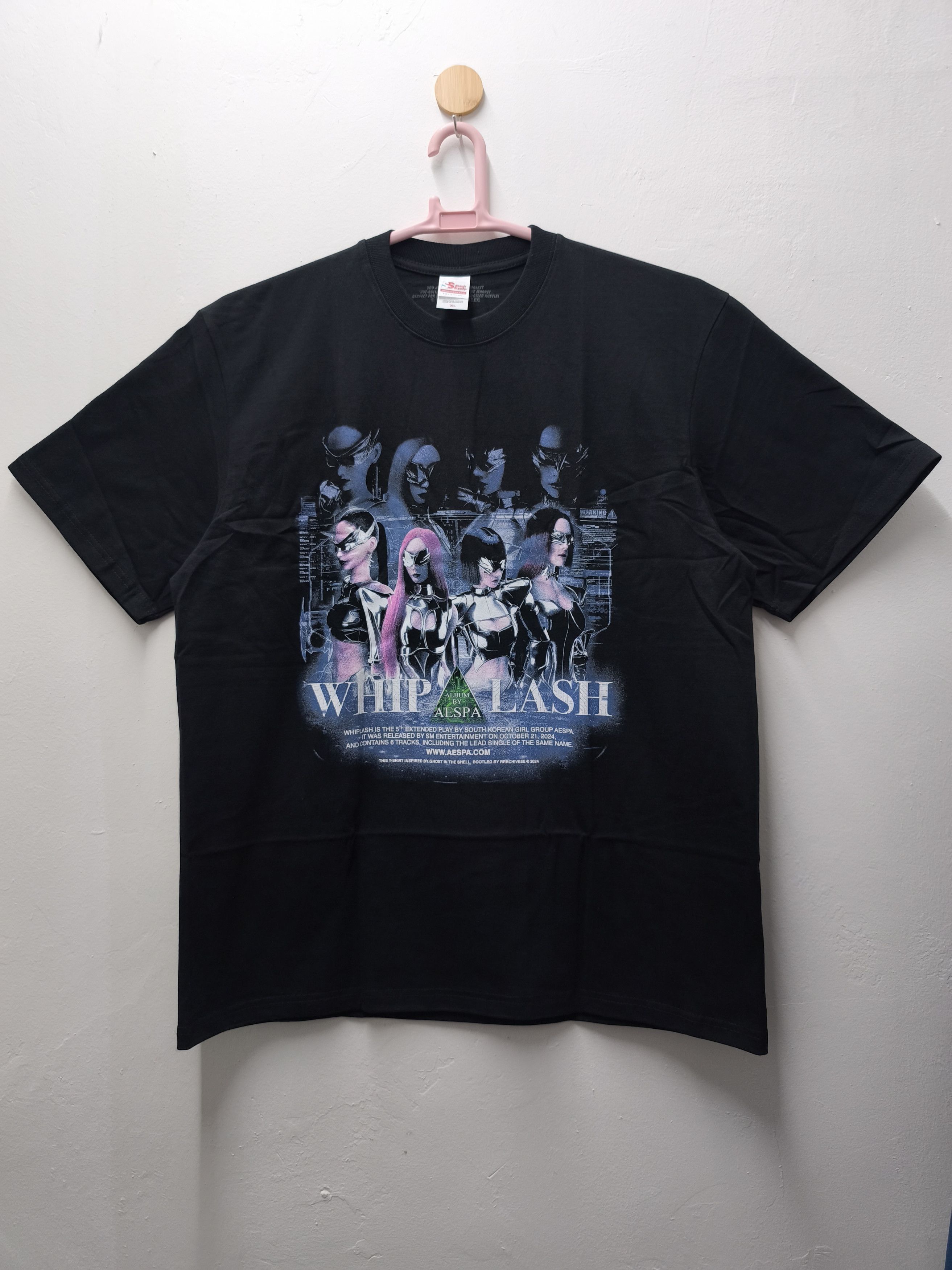 Rap Tees Aespa In The Shell Whiplash T-shirt Size US XL / EU 56 / 4 - 1 Thumbnail