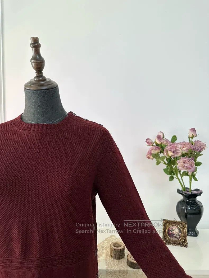 Hermes Hermes Wool Blend Knit Bodycon Dress, Date Red Size XS / US 0-2 / IT 36-38 - 5 Thumbnail