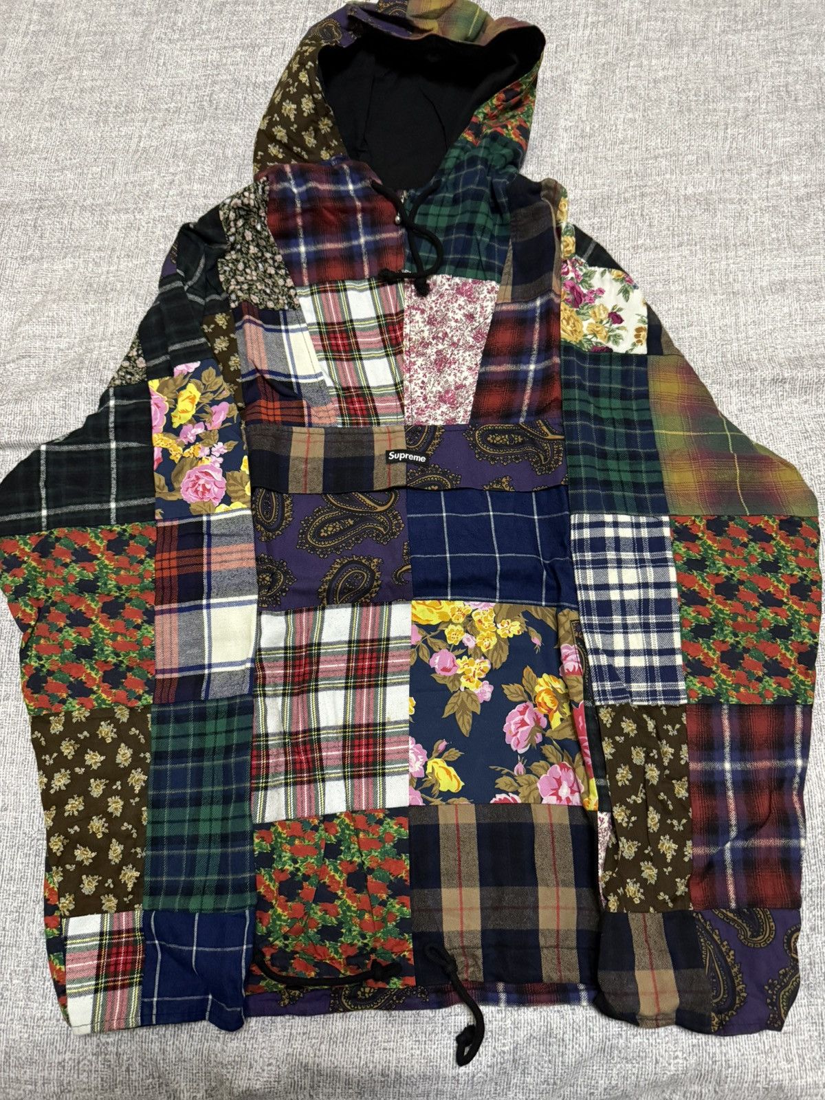 Supreme Patchwork Anorak | Grailed