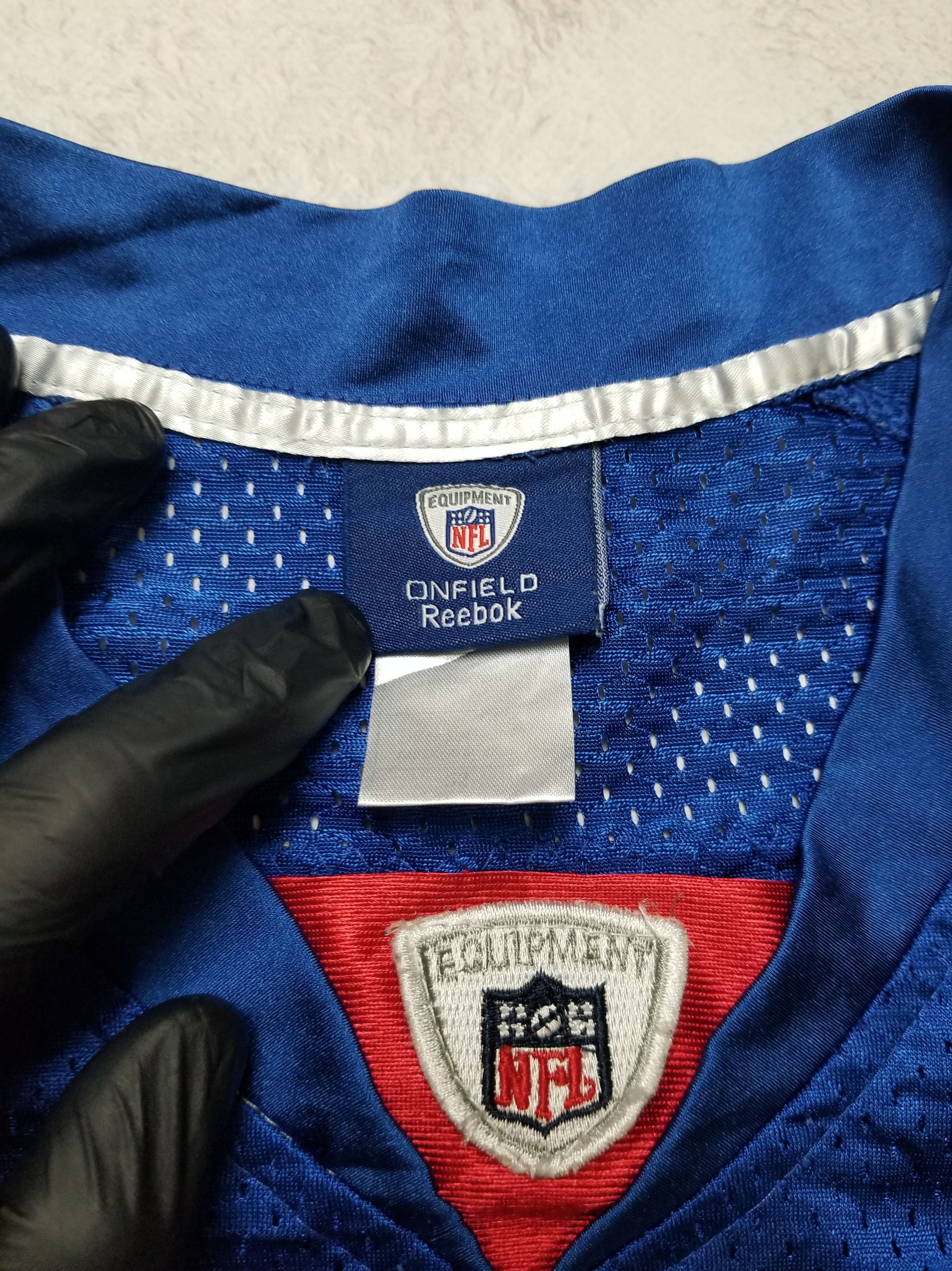 Reebok New York Giants Victor Cruz #80 Super Bowl NFL Sewn Jersey Size US XL / EU 56 / 4 - 17 Thumbnail