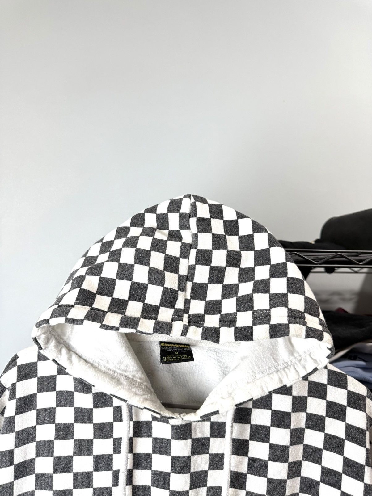 CHILDS Vintage Childish Checkered Embroidered Logo Hoodie Size US M / EU 48-50 / 2 - 5 Thumbnail