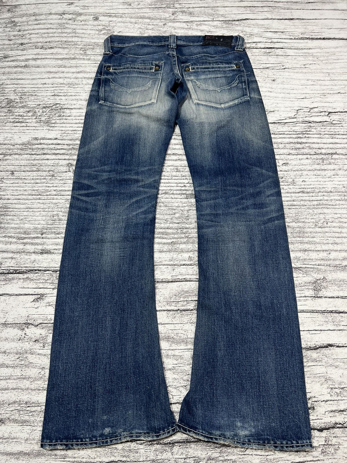 Hysteric Glamour × Undercover 2000s Japanese Cdg Maison Bootcut Wash Jeans y2k Lgb Ifsix Size US 31 - 2 Thumbnail