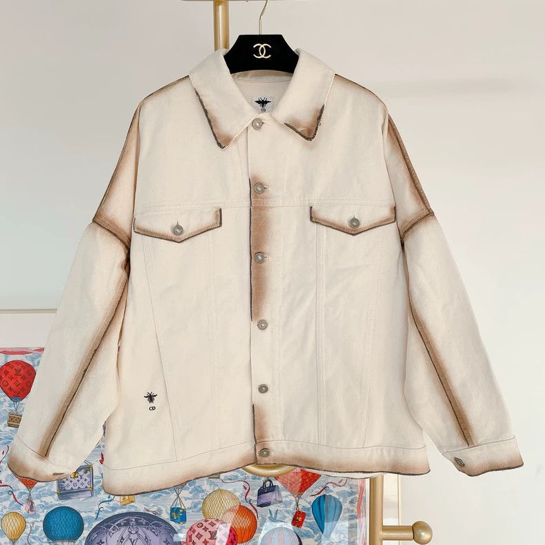 Dior Dior Contrasting denim jacket Size XXS / US 00 / IT 34 - 3 Thumbnail