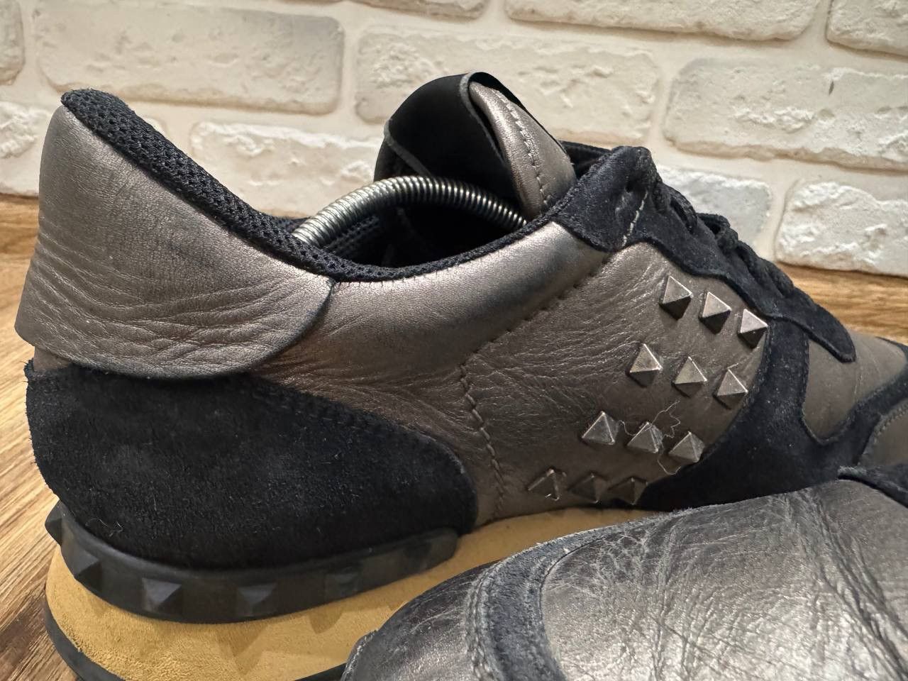 Valentino Valentino Leather Suede Rockrunner Stud Sneakers Size 43 Size US 10 / EU 43 - 11 Thumbnail