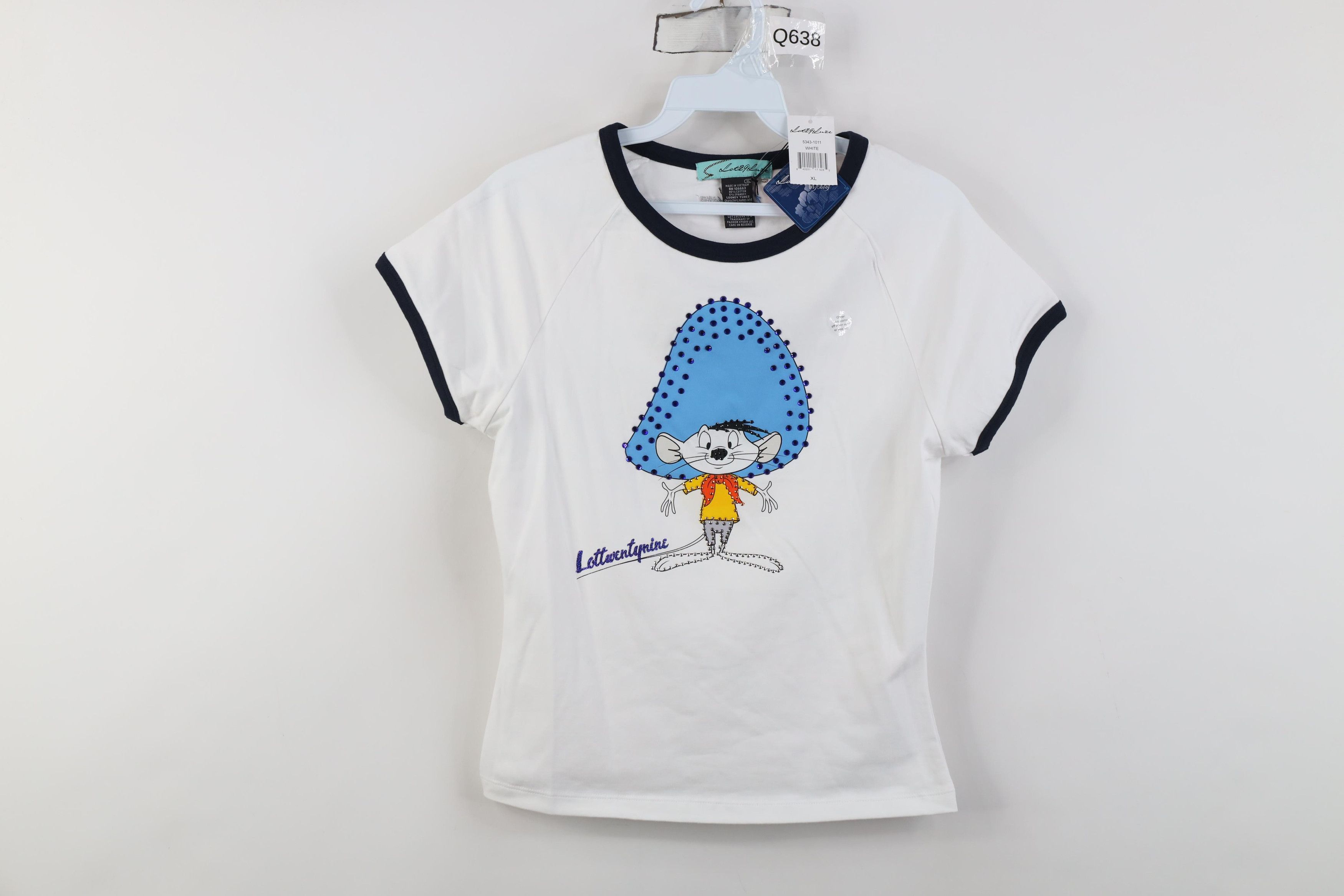 Vintage Deadstock Vintage Lot 29 Looney Tunes Gonzales T-Shirt Size XL / US 12-14 / IT 48-50 - 1 Thumbnail
