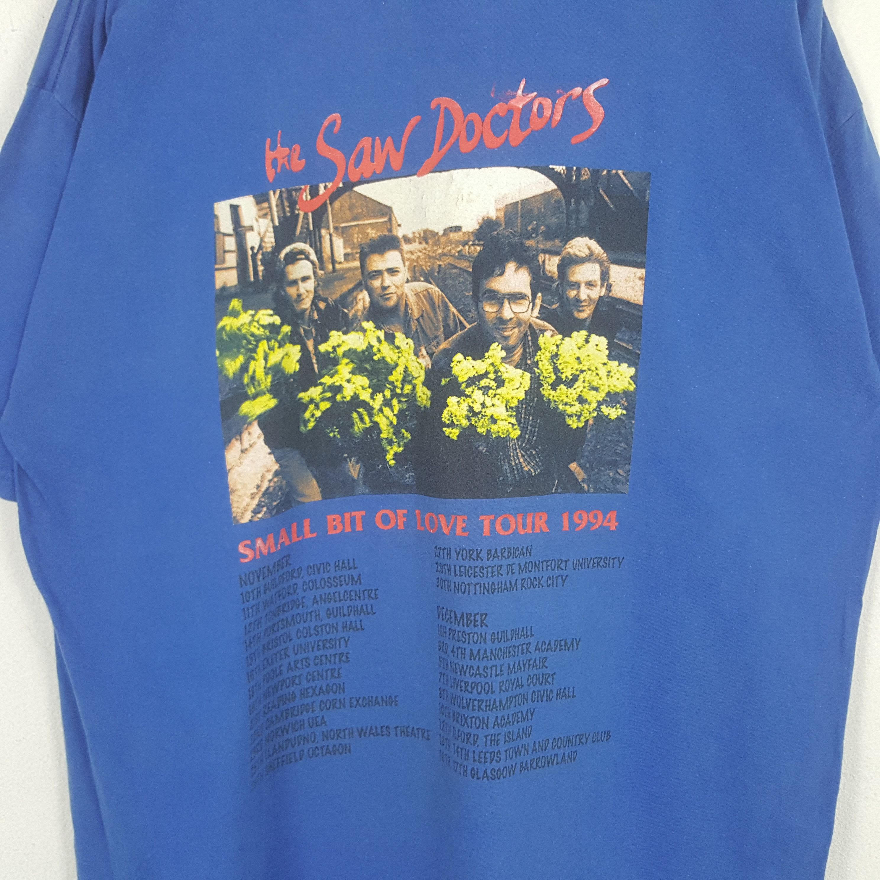 Band Tees Vintage 1994 The Saw Doctors Rock Band Tour Tshirt RR14 Size US XL / EU 56 / 4 - 4 Thumbnail
