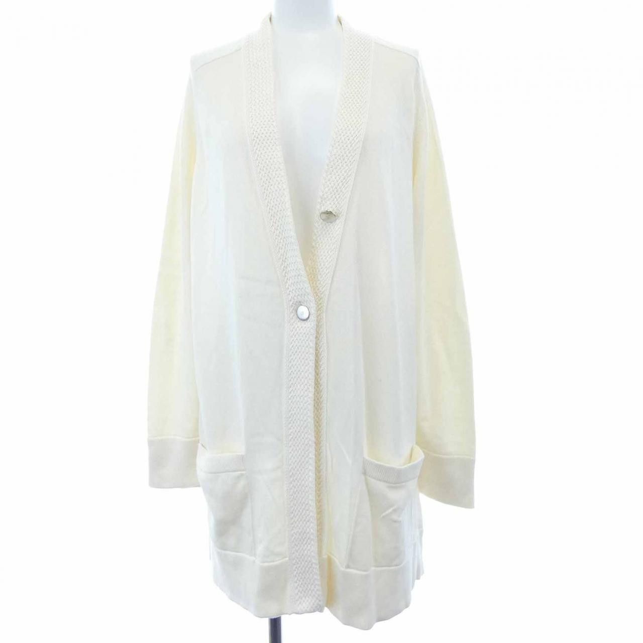 Hermes Hermes Hermès Long Cardigan Wool Long Cardigan 40 Others Tops DUTY FREE for USA Size ONE SIZE - 1 Thumbnail