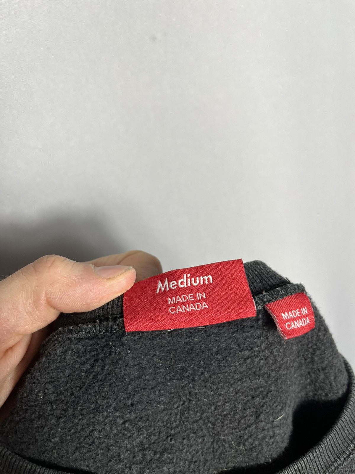 Supreme Supreme Underline Logo Crewneck Black Mens Print Size US M / EU 48-50 / 2 - 5 Thumbnail