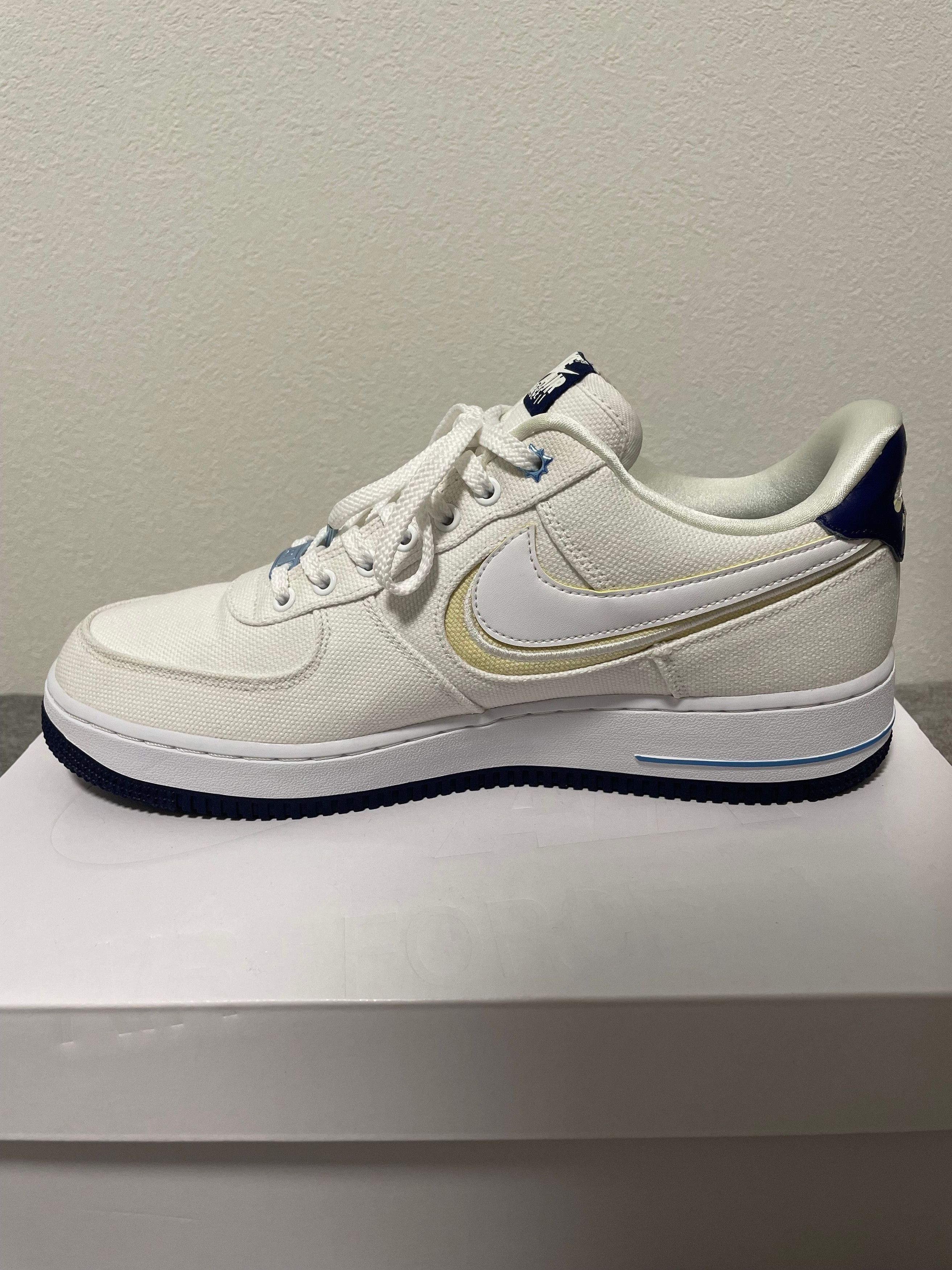 Nike Nike Air Force 1 Low PRM "Blue Void" Size US 10.5 / EU 43-44 - 5 Thumbnail